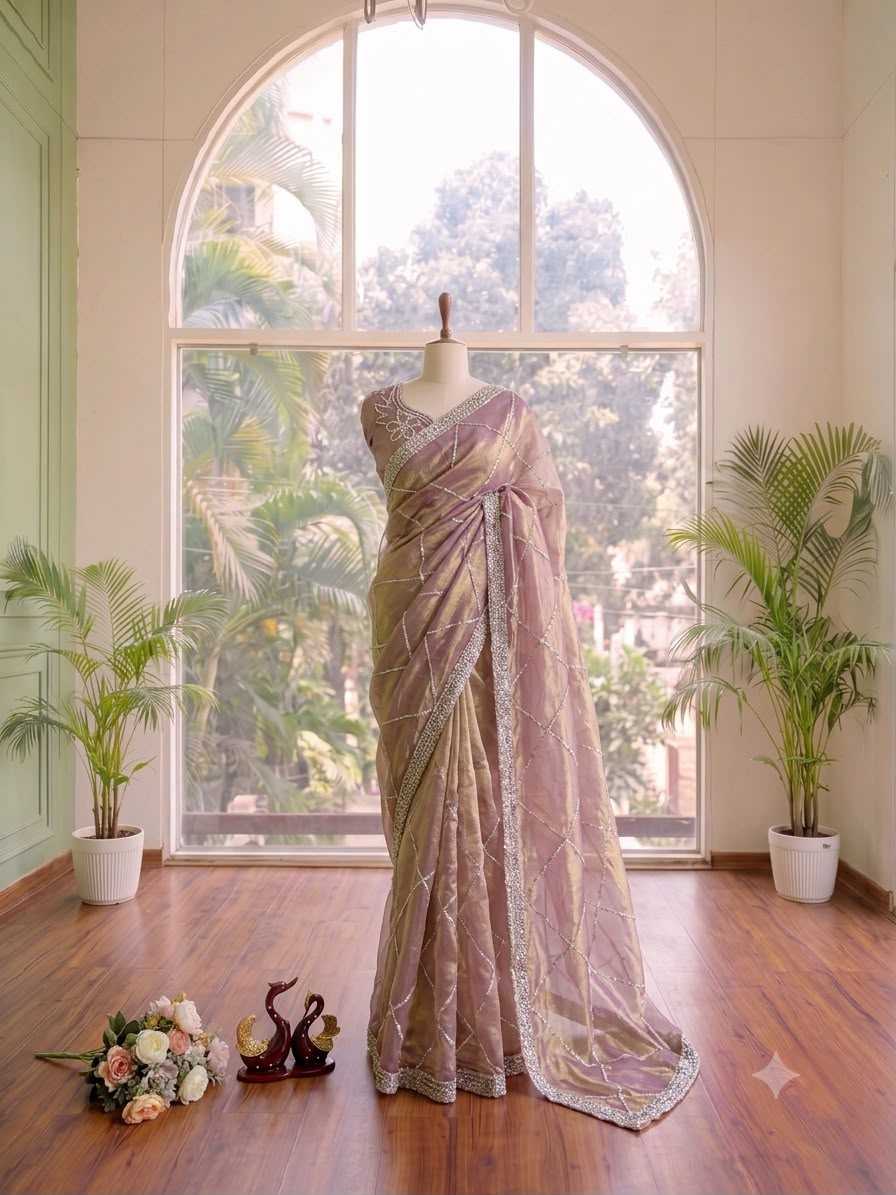 YNF Wholesale Space Silk Party Wear Silk Sarees  | Surat Manufacturer