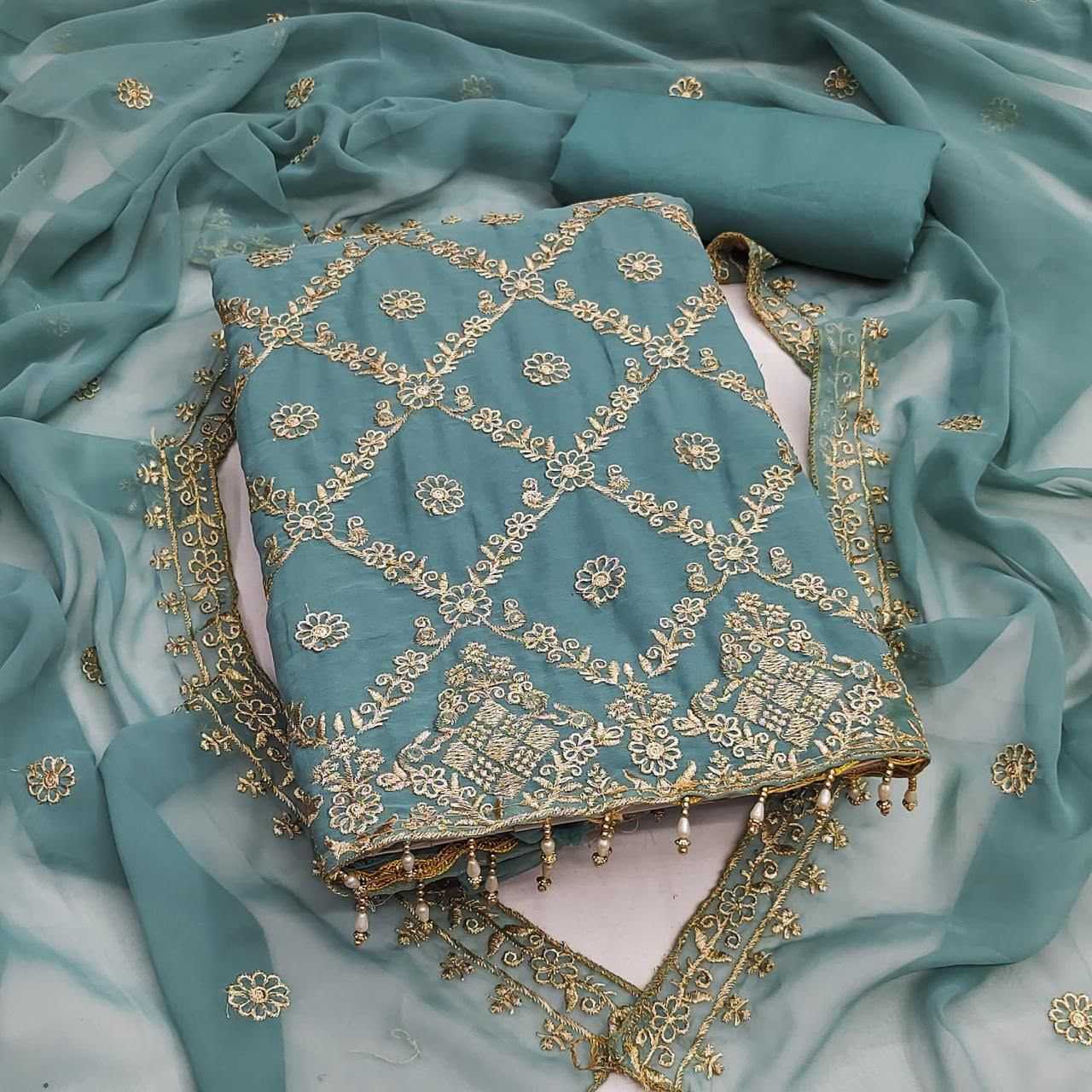 YNF Wholesale Georgette Georgette Suit  | Surat Manufacturer