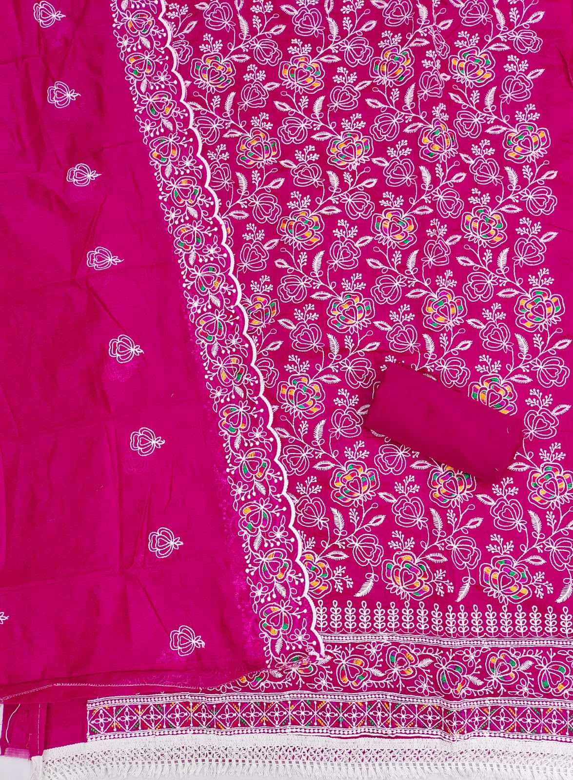 YNF Wholesale Chanderi Soft Ladies Suits  | Surat Manufacturer