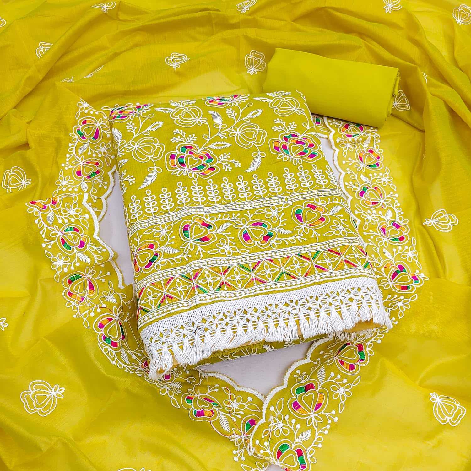 YNF Wholesale Chanderi Soft Ladies Suits  | Surat Manufacturer