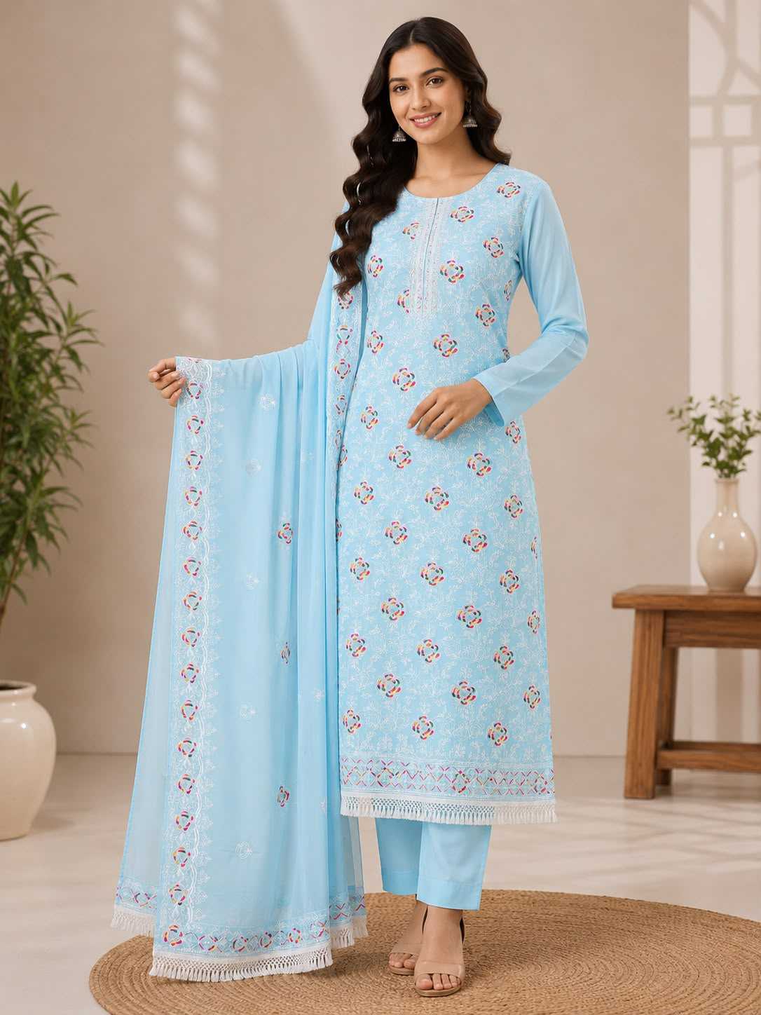 YNF Wholesale Chanderi Soft Ladies Suits  | Surat Manufacturer