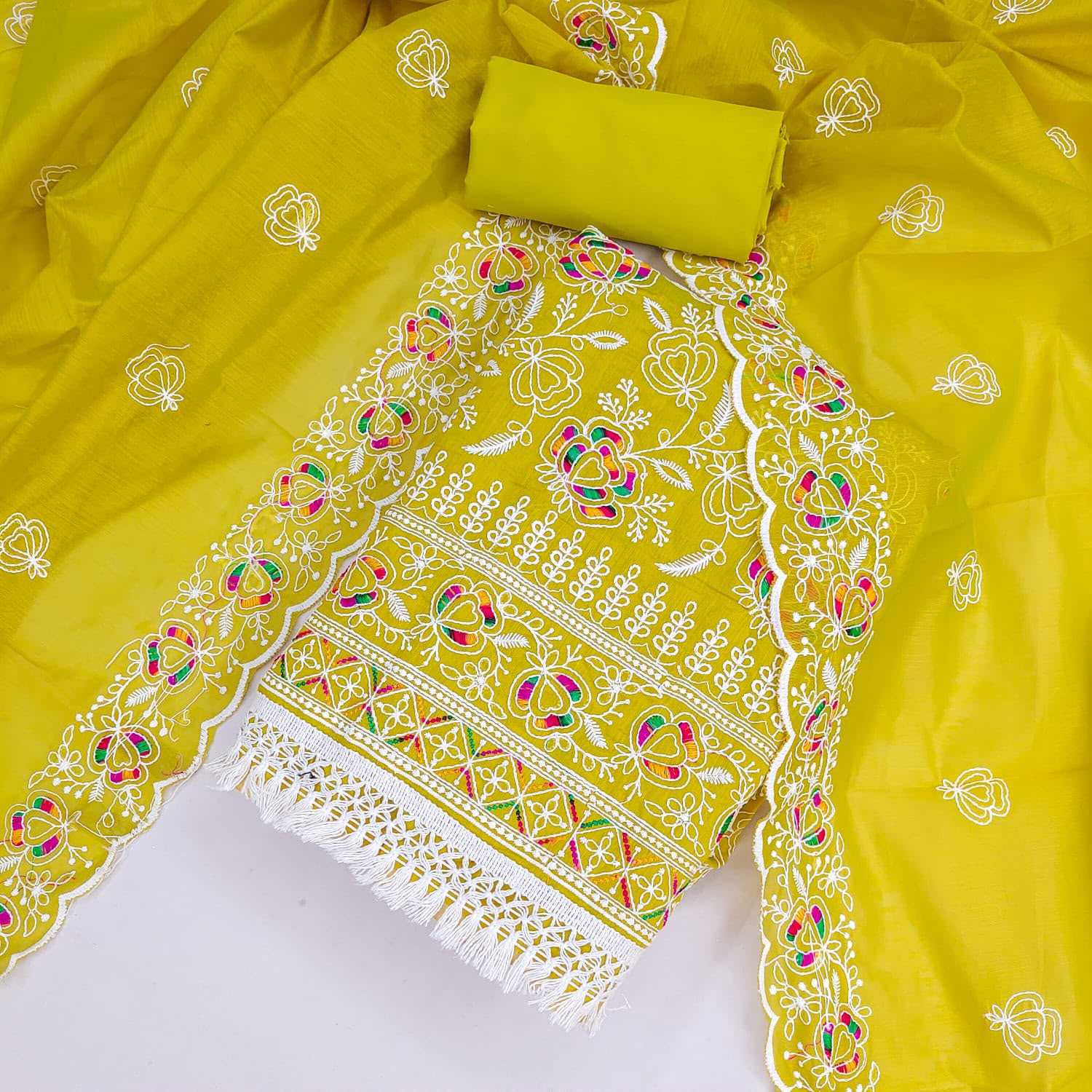 YNF Wholesale Chanderi Soft Ladies Suits  | Surat Manufacturer