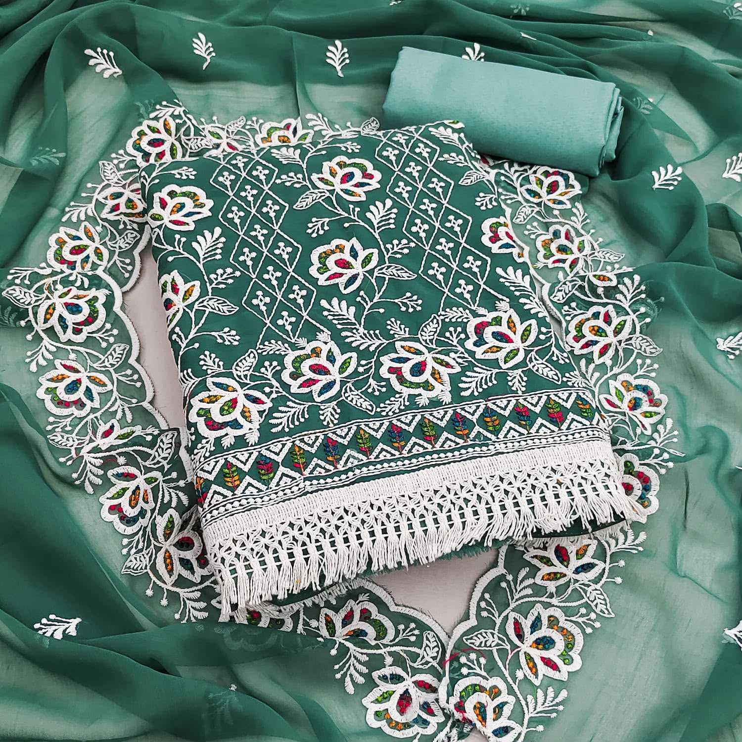YNF Wholesale Georgette Embroidery Suits  | Surat Manufacturer