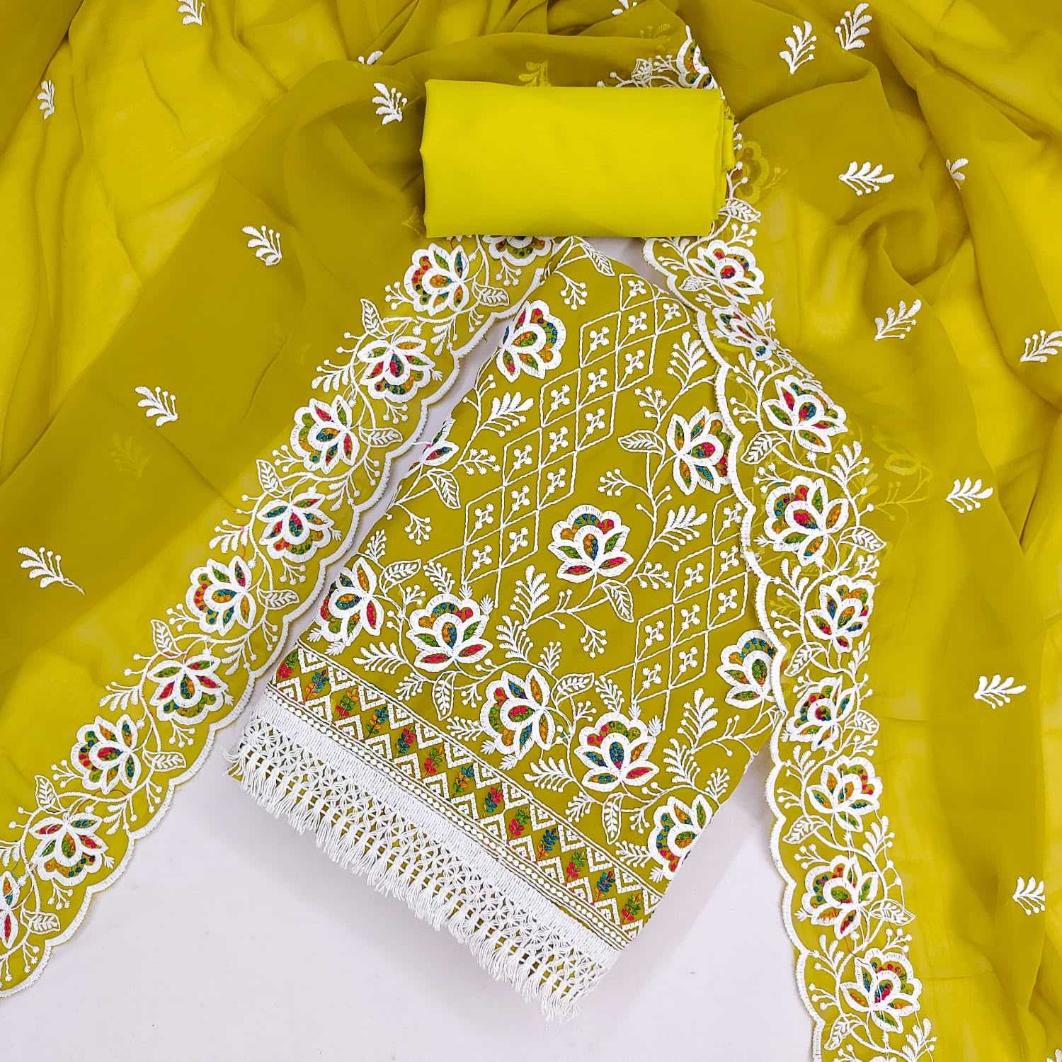 YNF Wholesale Georgette Embroidery Suits  | Surat Manufacturer