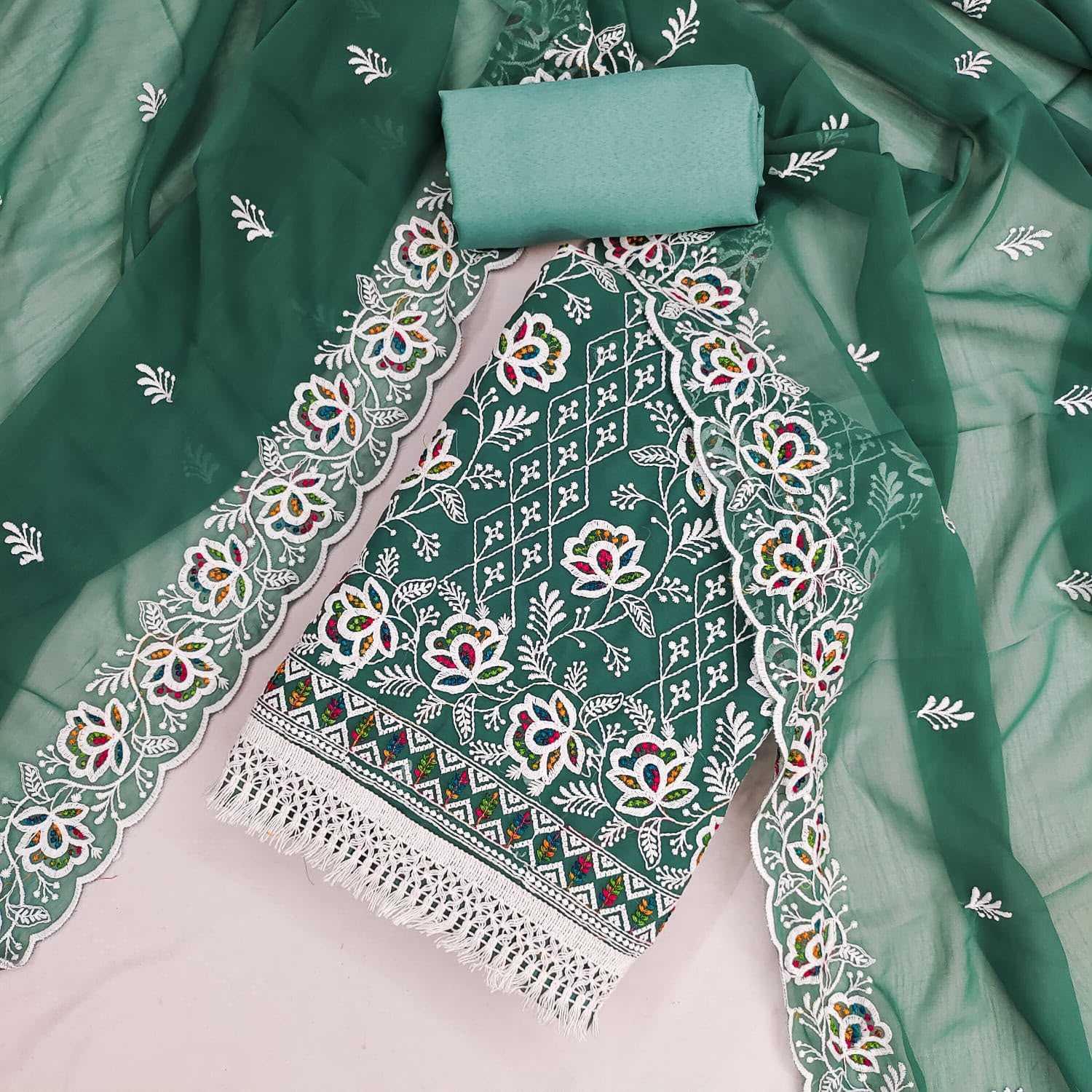YNF Wholesale Georgette Embroidery Suits  | Surat Manufacturer