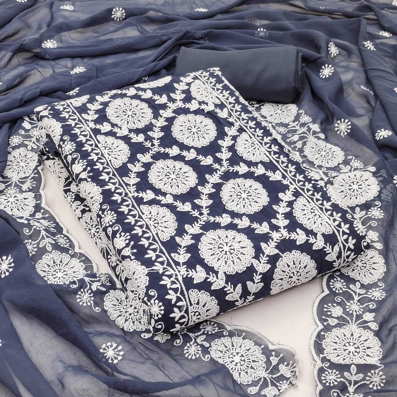 YNF Wholesale Georgette Ladies Suits  | Surat Manufacturer