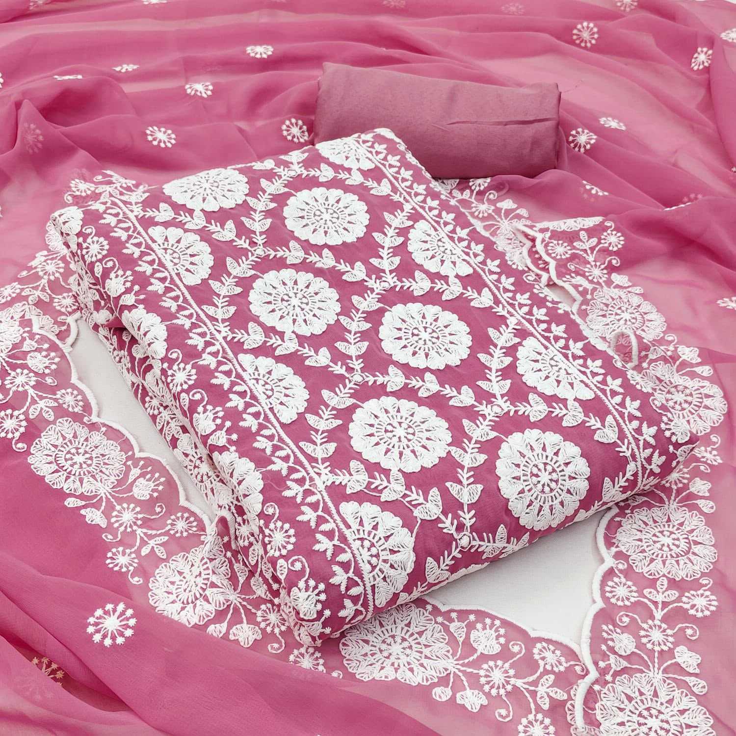 YNF Wholesale Georgette Ladies Suits  | Surat Manufacturer