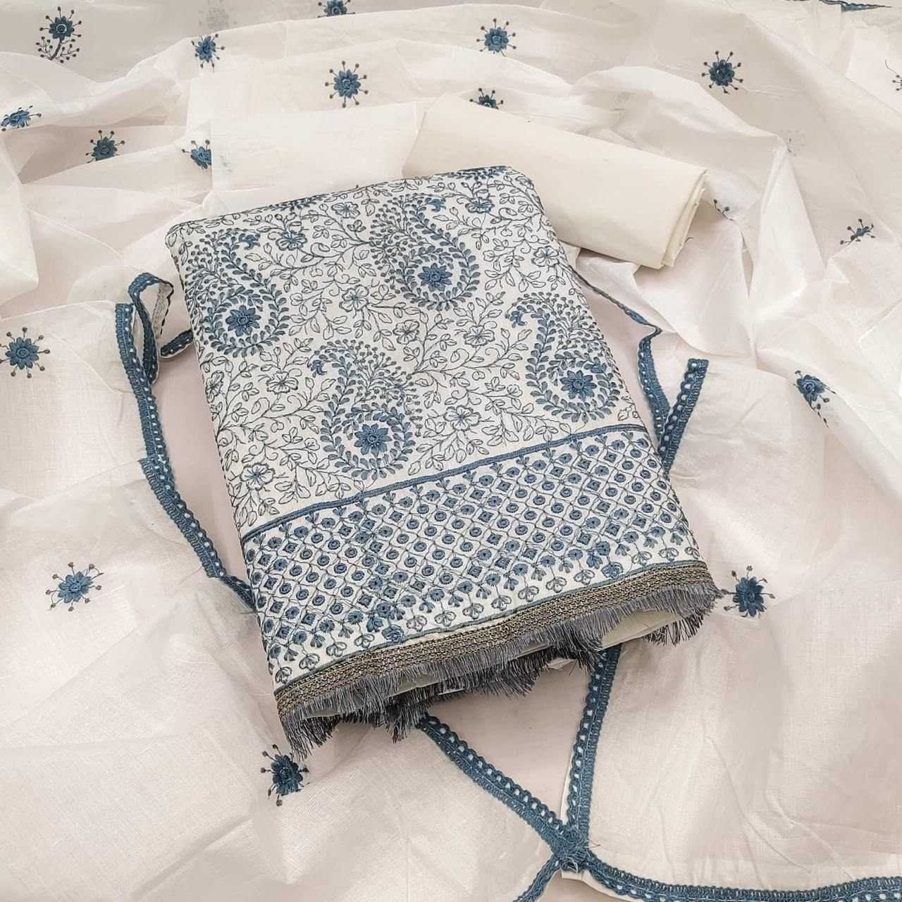 YNF Wholesale Cotton Embroidery Suits  | Surat Manufacturer