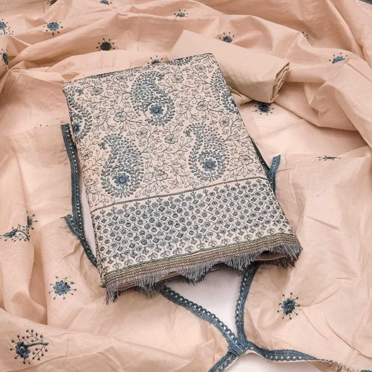 YNF Wholesale Cotton Embroidery Suits  | Surat Manufacturer