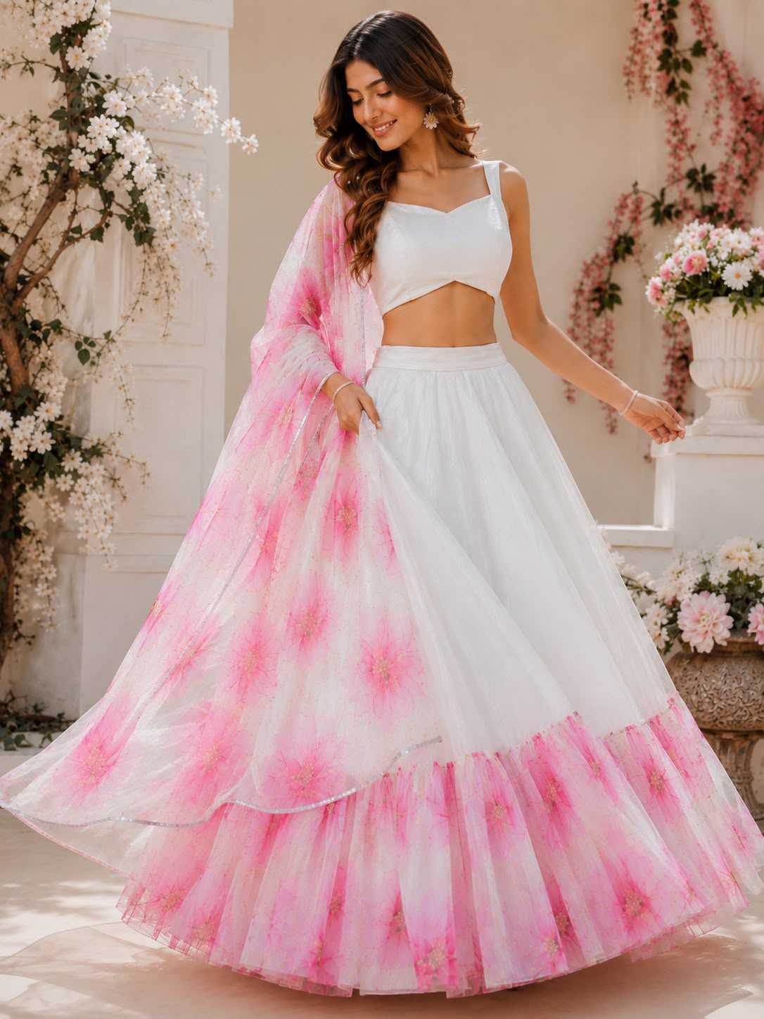 YNF Wholesale Organza Silk Designer Lehenga  | Surat Manufacturer