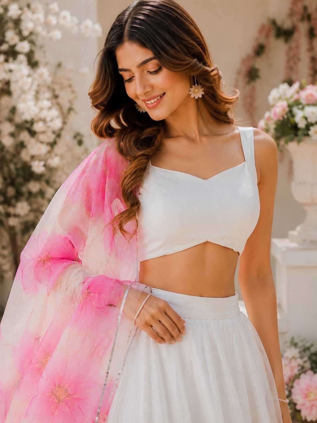YNF Wholesale Organza Silk Designer Lehenga  | Surat Manufacturer