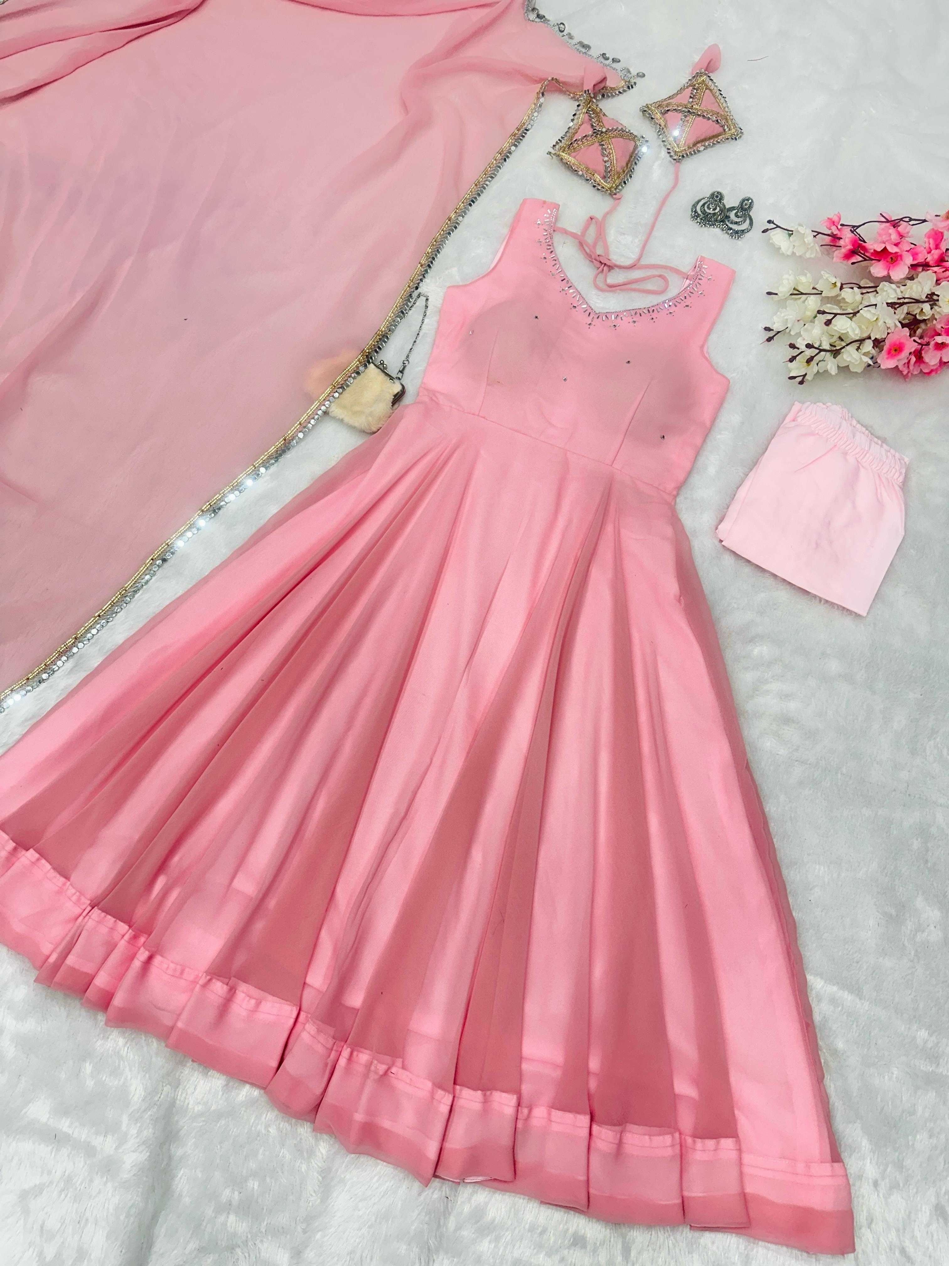YNF Wholesale Georgette Anarkali Gown  | Surat Manufacturer