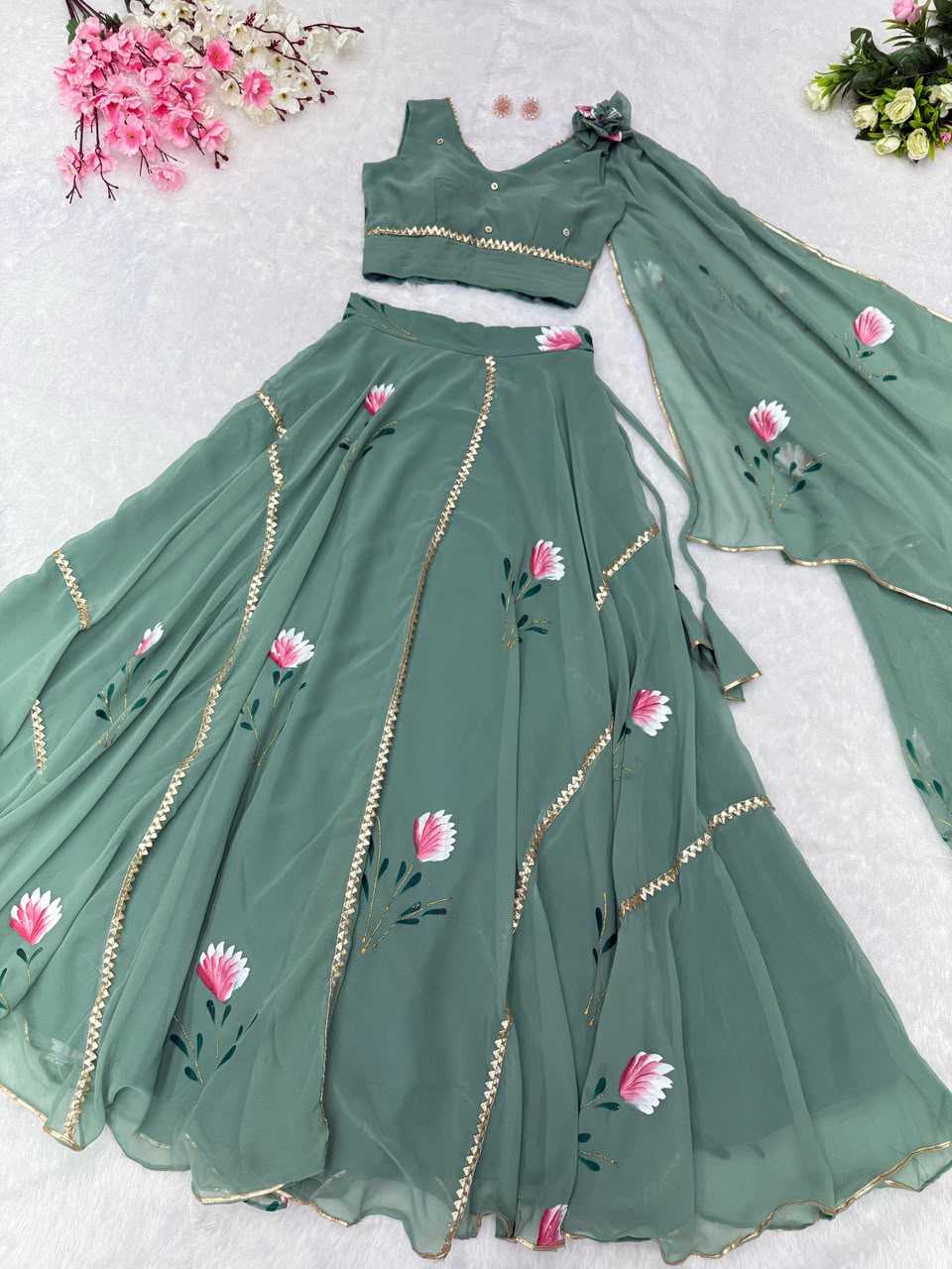 YNF Wholesale Georgette Wedding Lehenga  | Surat Manufacturer