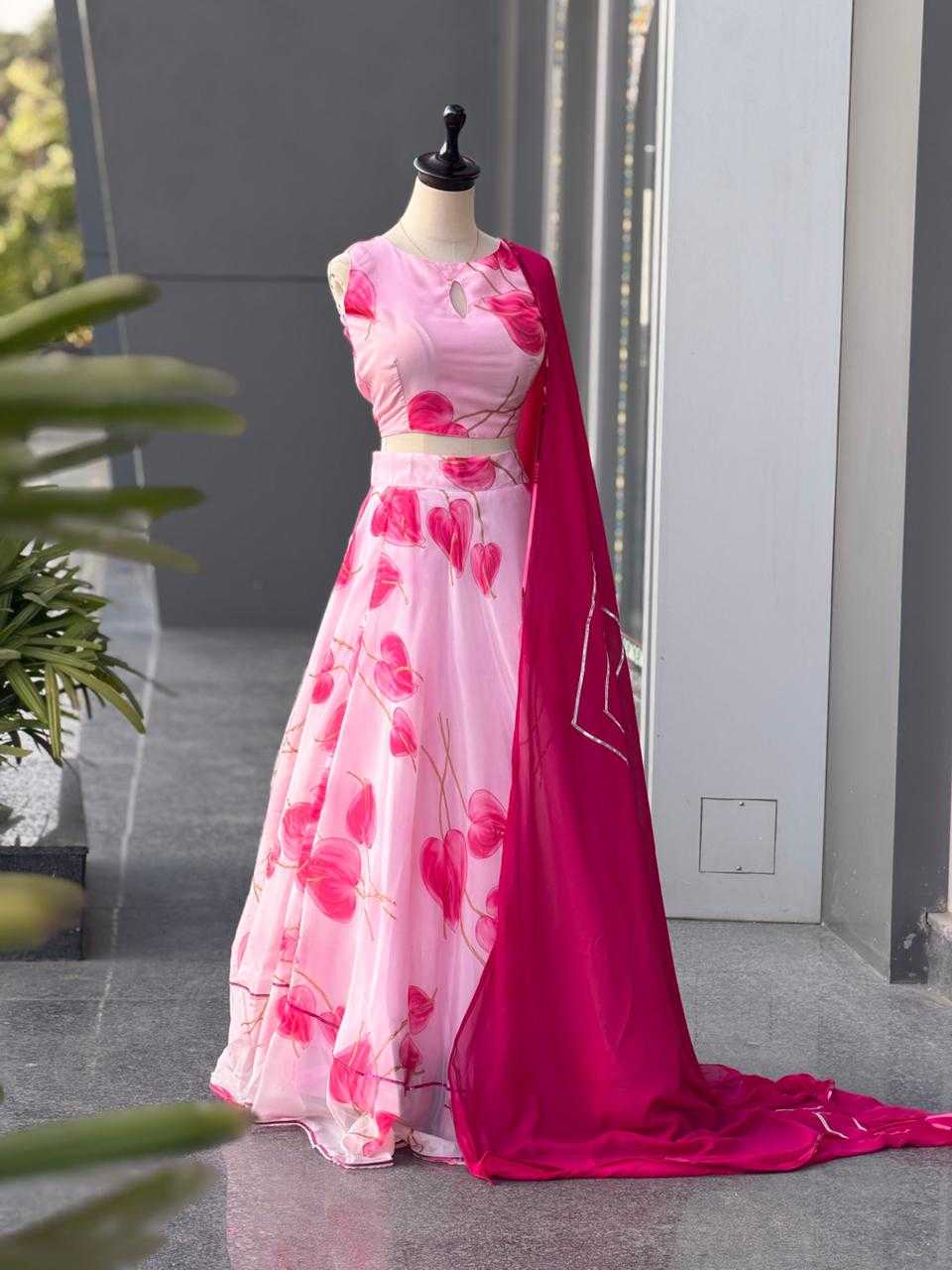 YNF Wholesale Organza Silk Designer Lehenga KESH154 37 | Surat Manufacturer