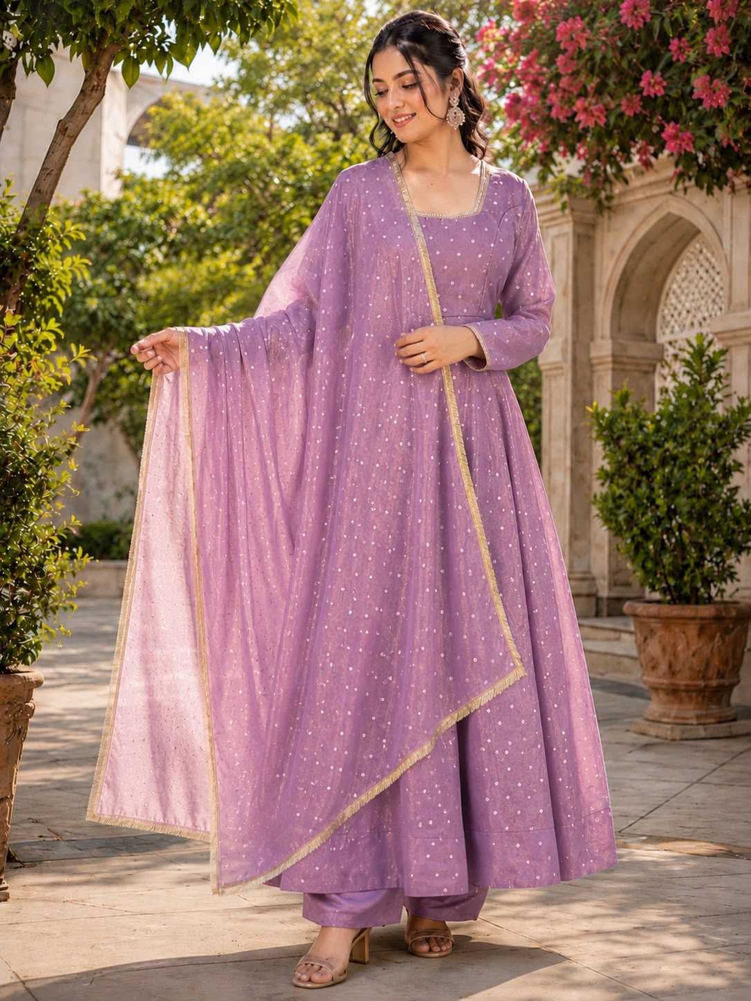 YNF Wholesale Dull Moss Fancy Gowns  | Surat Manufacturer