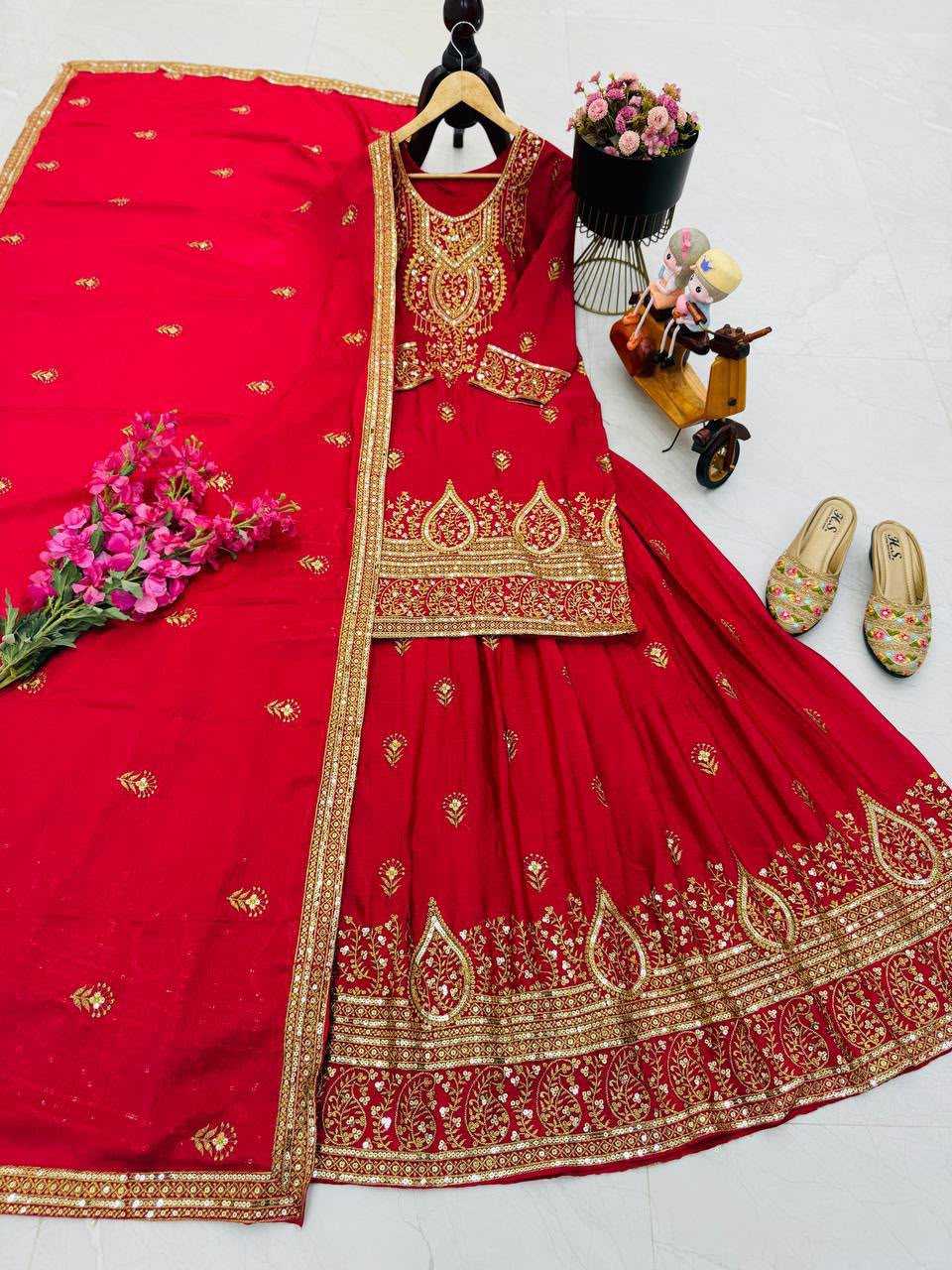 YNF Wholesale Chinon Silk Embroidery Suits  | Surat Manufacturer