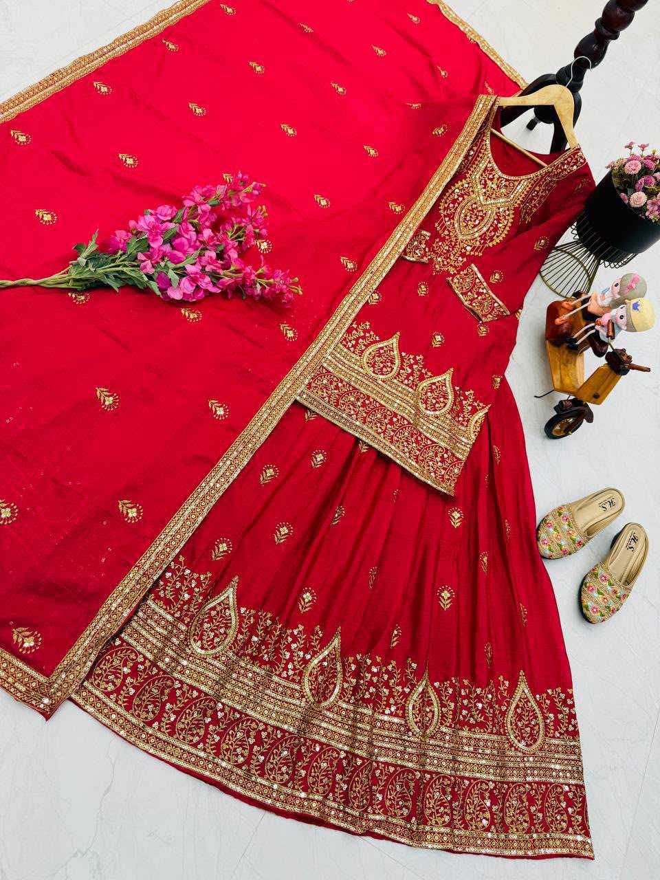 YNF Wholesale Chinon Silk Embroidery Suits  | Surat Manufacturer