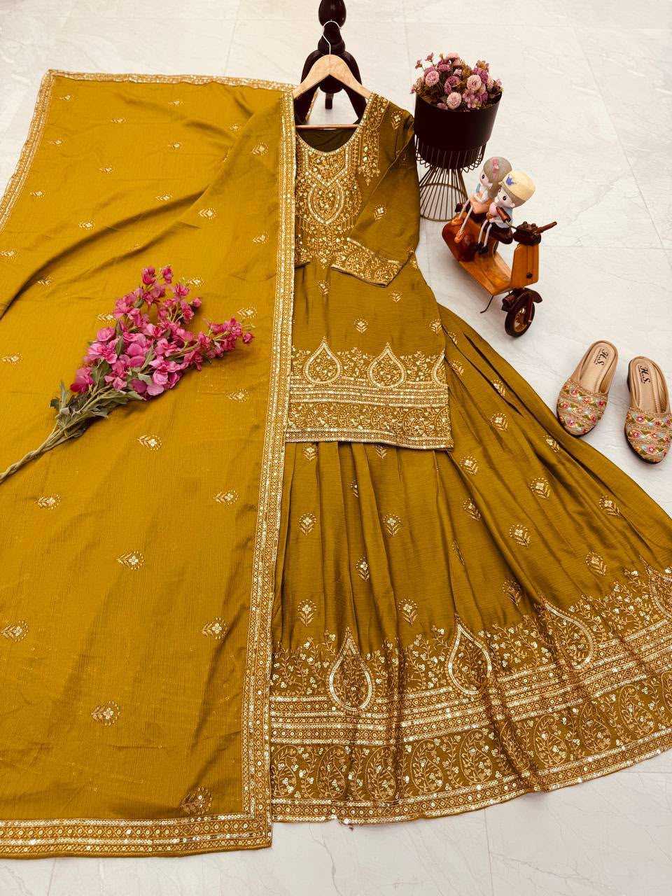YNF Wholesale Chinon Silk Embroidery Suits  | Surat Manufacturer