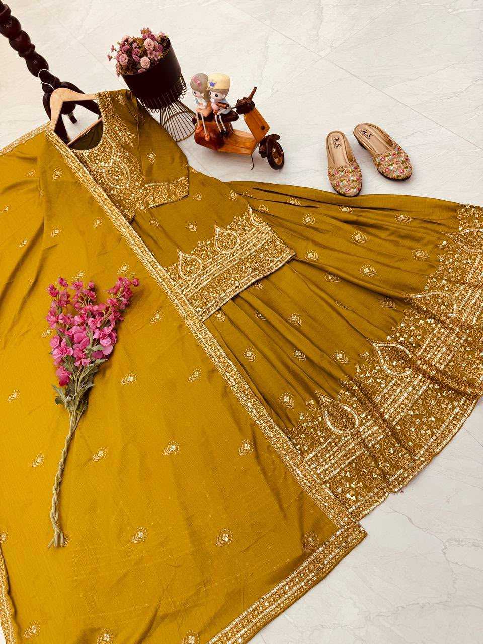 YNF Wholesale Chinon Silk Embroidery Suits  | Surat Manufacturer