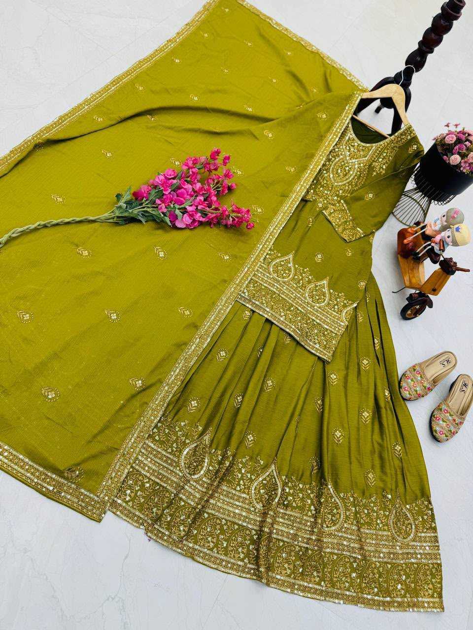 YNF Wholesale Chinon Silk Embroidery Suits  | Surat Manufacturer