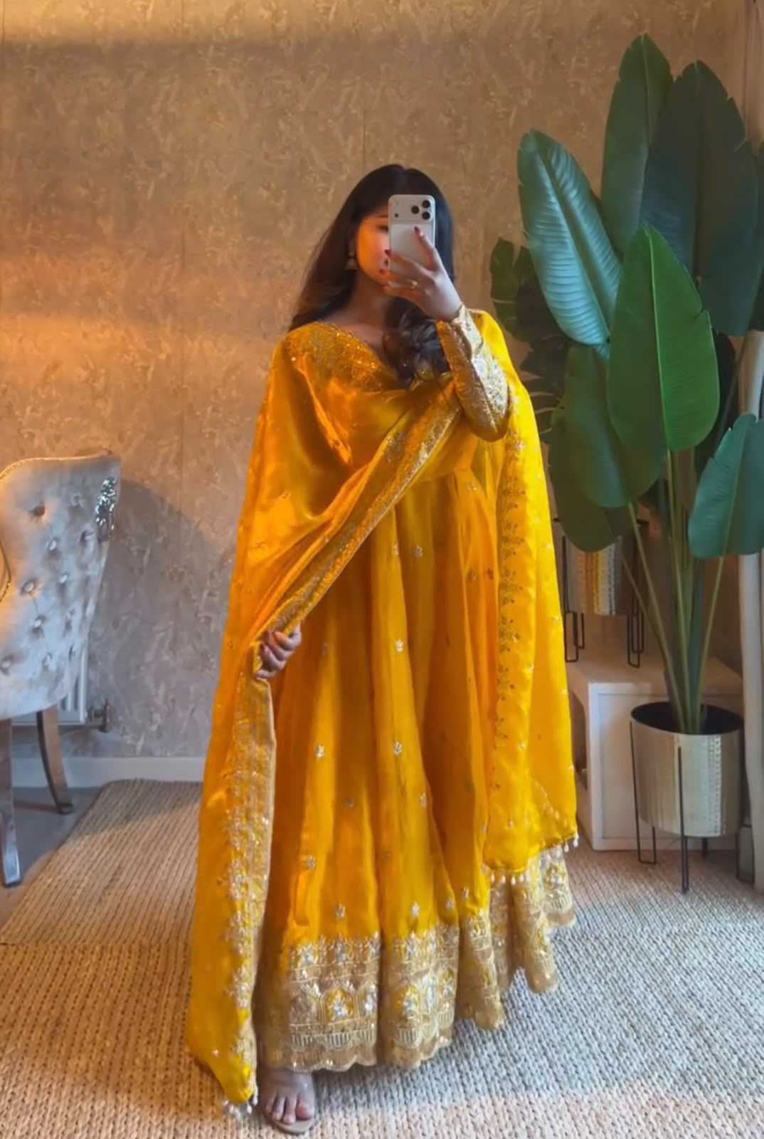 YNF Wholesale Silk Embroidery Gowns  | Surat Manufacturer