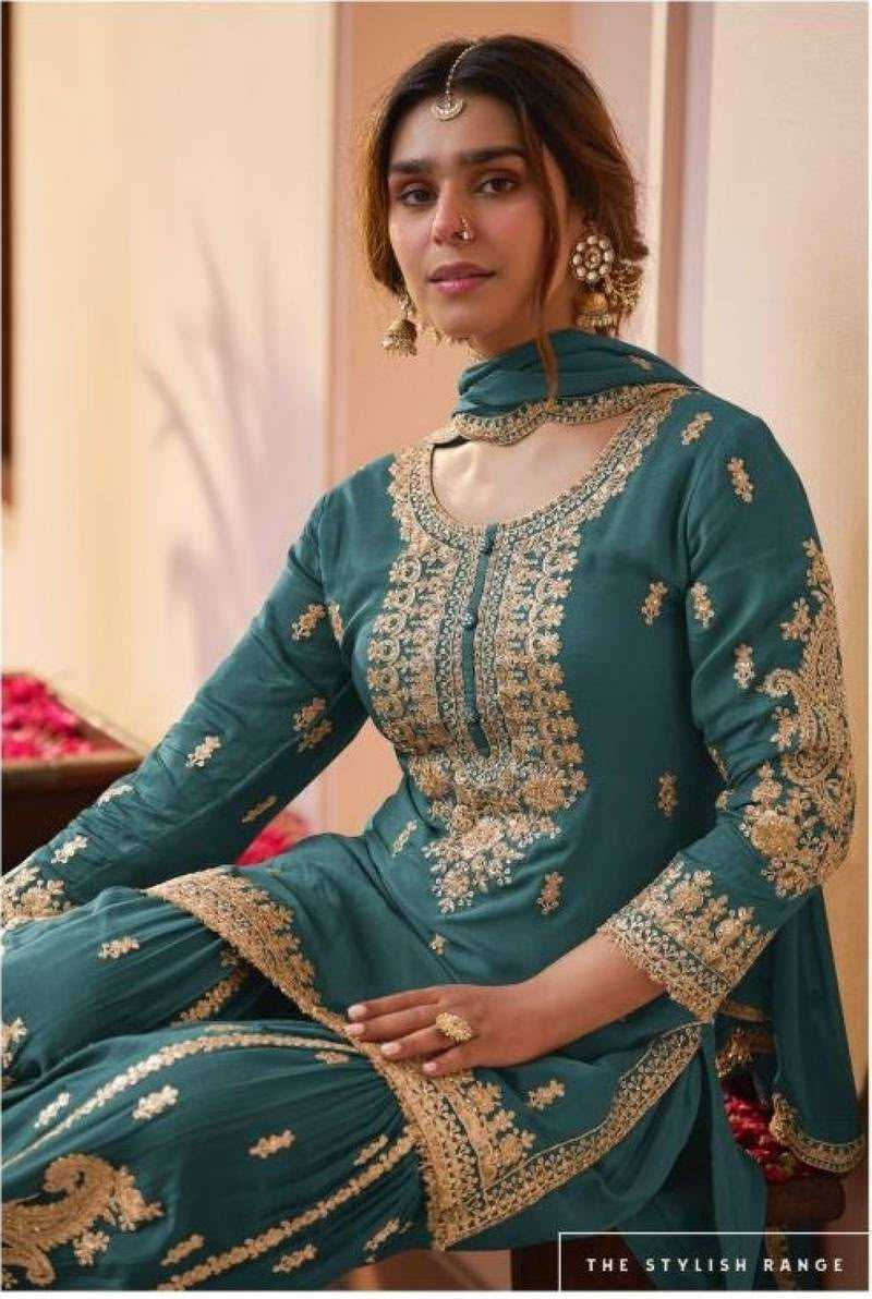 YNF Wholesale Faux Georgette Sharara Salwar Suits  | Surat Manufacturer