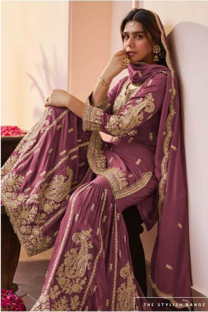 YNF Wholesale Faux Georgette Sharara Salwar Suits  | Surat Manufacturer