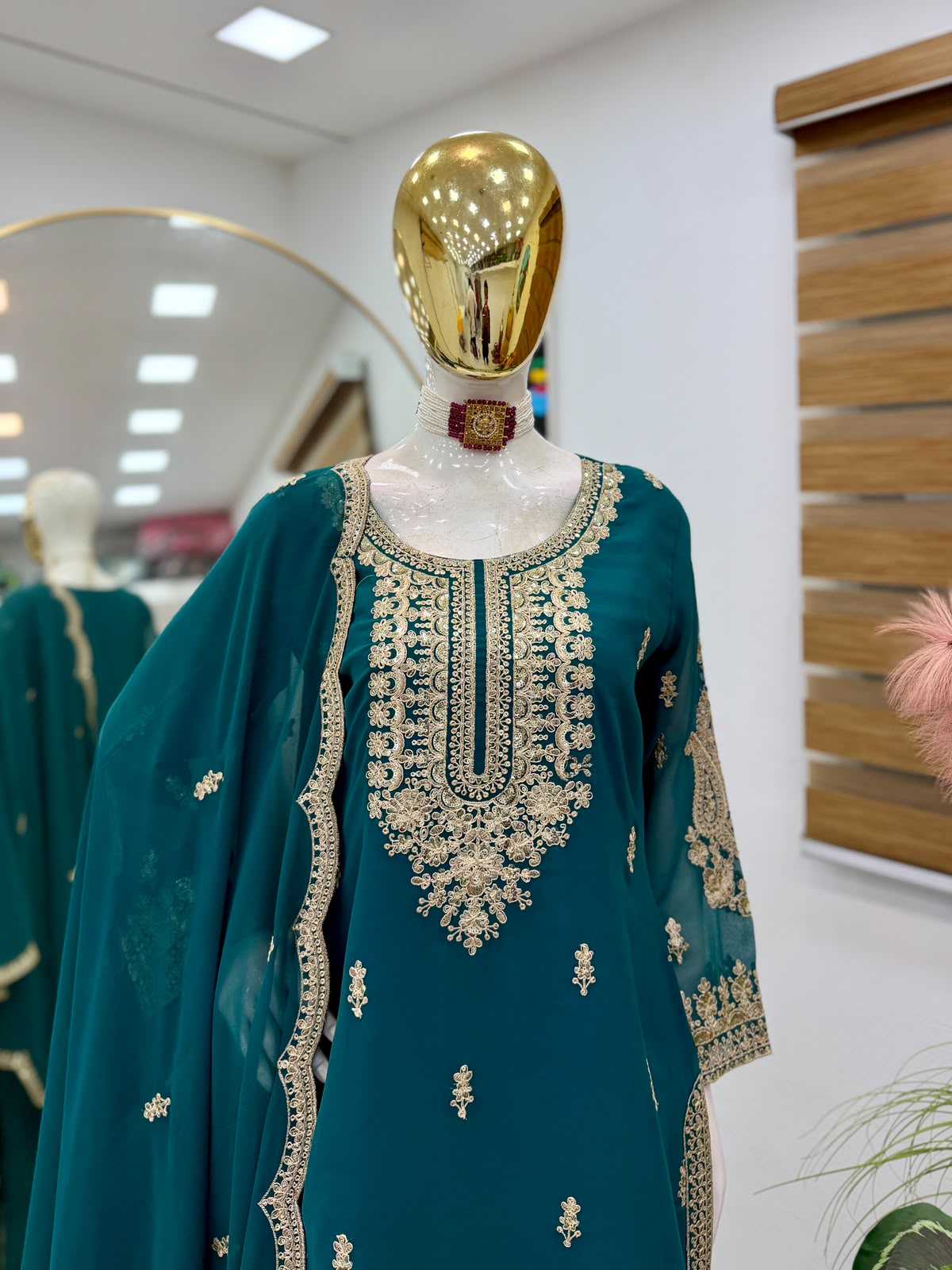 YNF Wholesale Faux Georgette Sharara Salwar Suits  | Surat Manufacturer