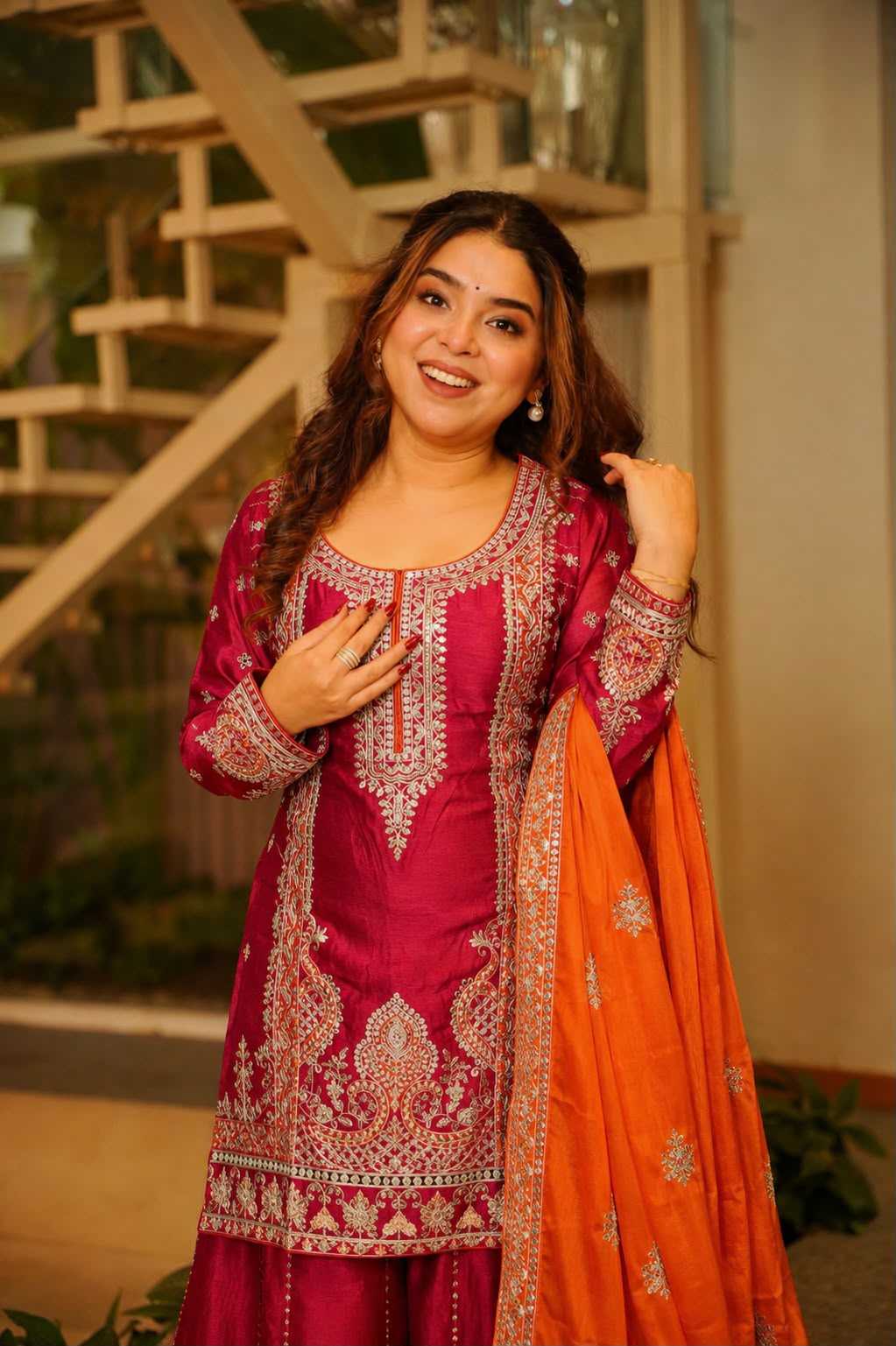YNF Wholesale Chinon Silk Embroidered Kurtis KESH159 538 | Surat Manufacturer