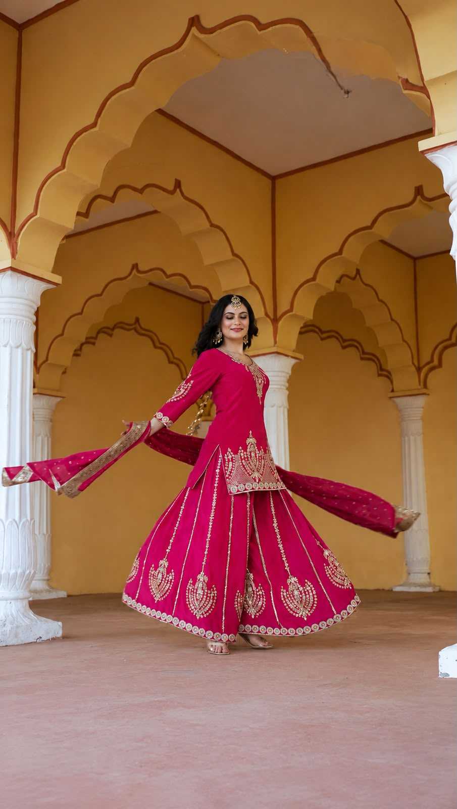 YNF Wholesale Chinon Silk Party Wear Kurtis KESH159 593 | Surat Manufacturer