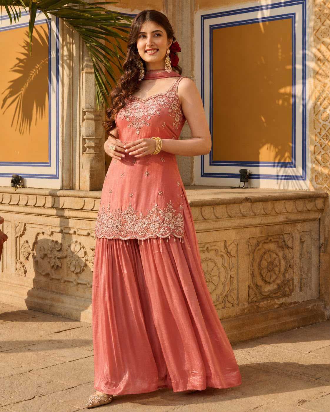 YNF Wholesale Pure Silk Embroidered Kurtis KESH159 634 | Surat Manufacturer