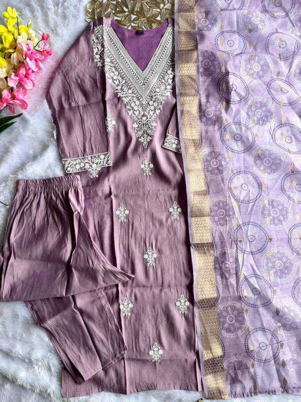 YNF Wholesale Heavy Roman Silk Embroidered Kurtis  | Surat Manufacturer