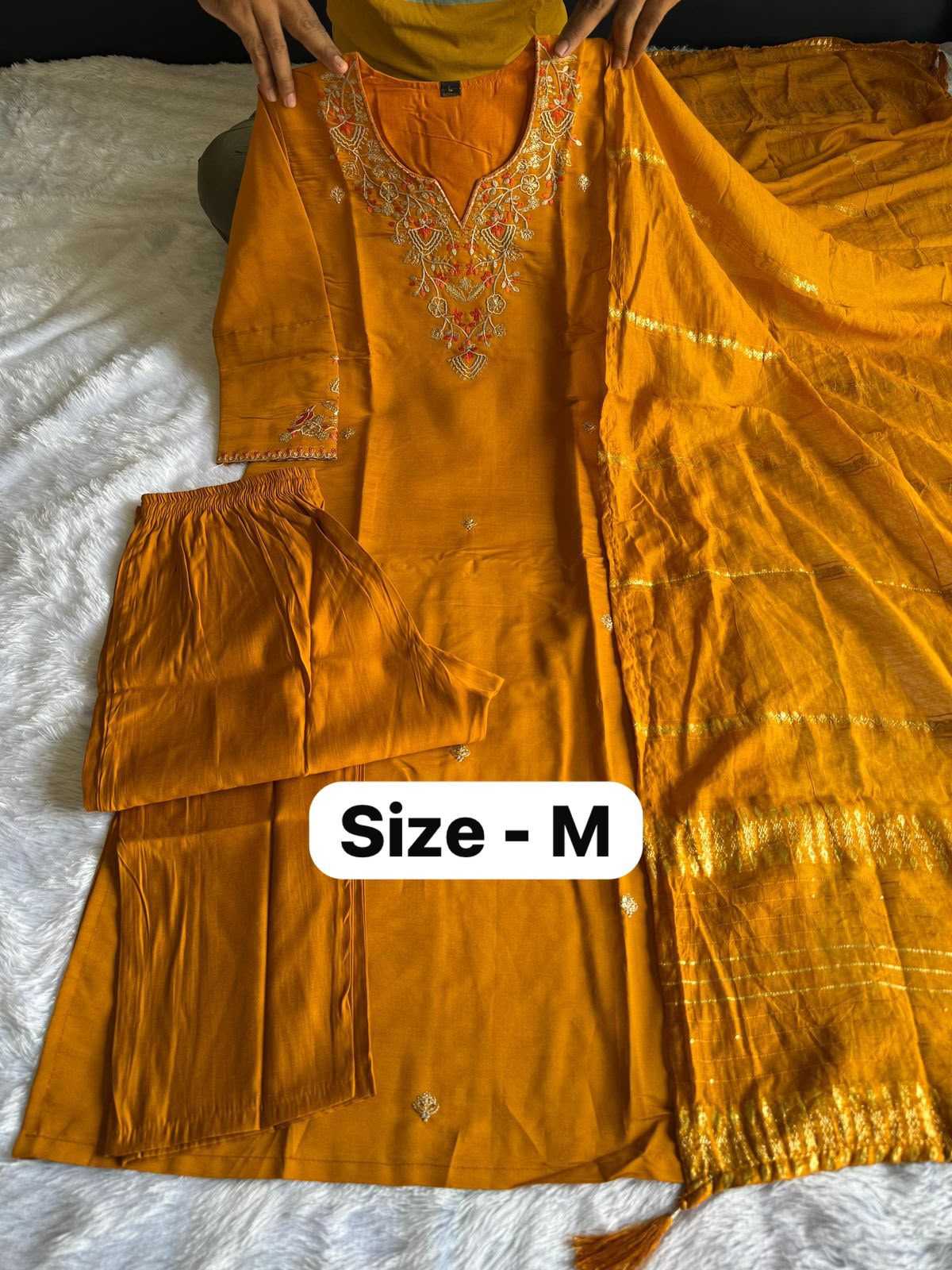YNF Wholesale Heavy Roman Silk Embroidered Kurtis  | Surat Manufacturer