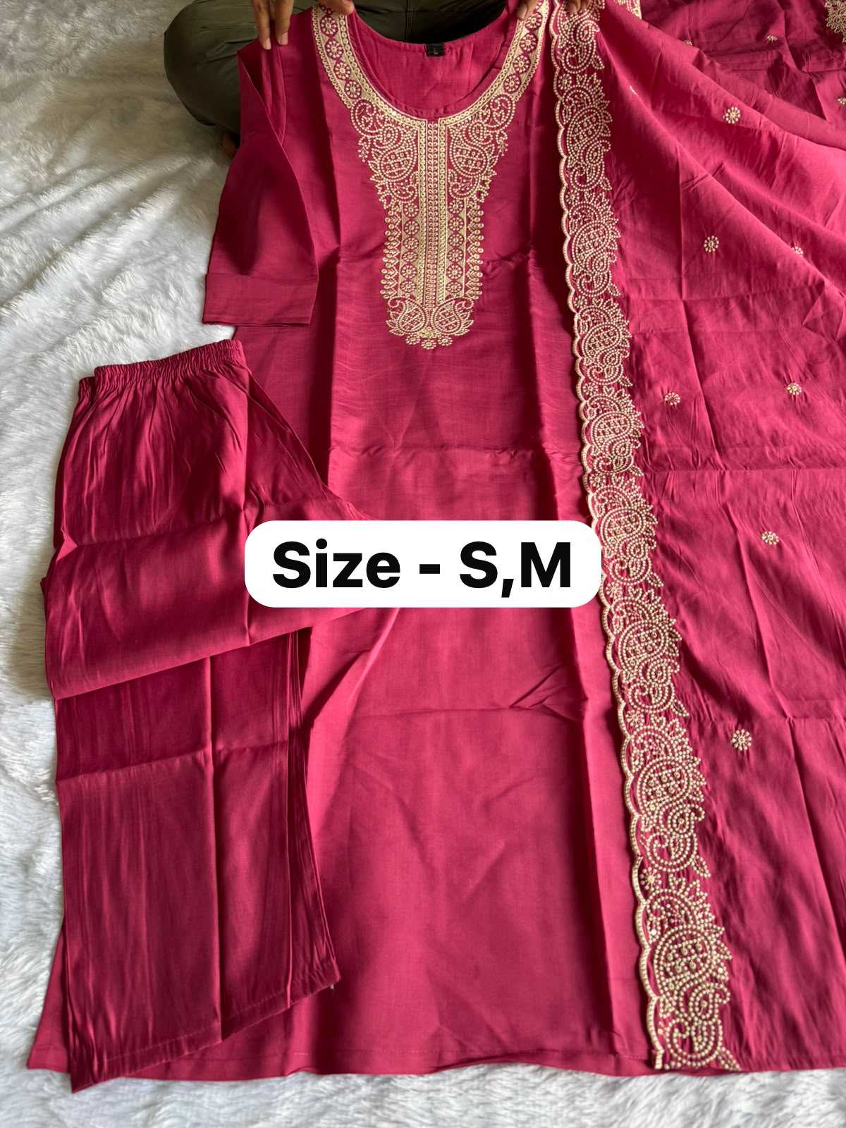YNF Wholesale Heavy Roman Silk Embroidered Kurtis  | Surat Manufacturer