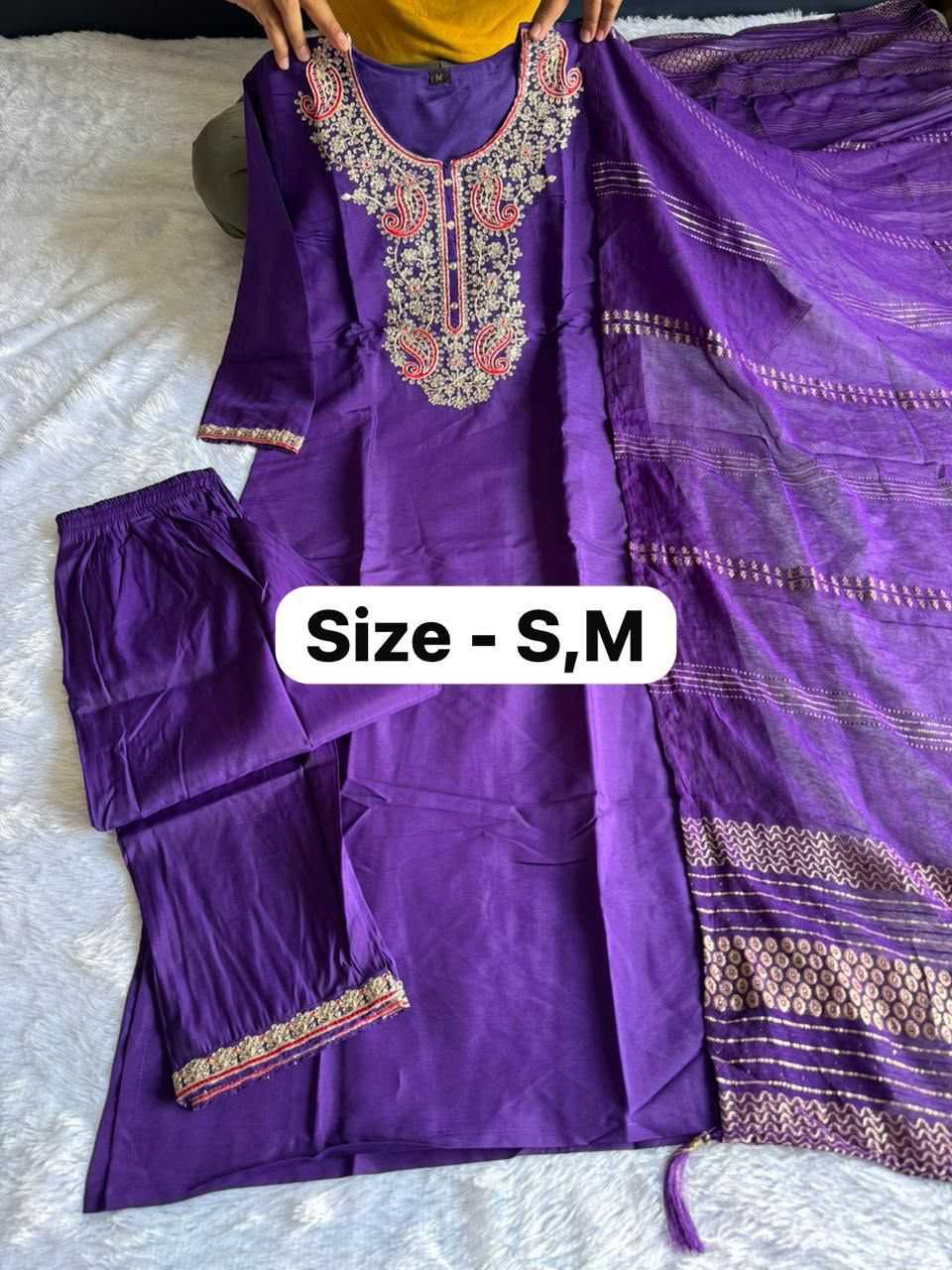 YNF Wholesale Heavy Roman Silk Embroidered Kurtis  | Surat Manufacturer