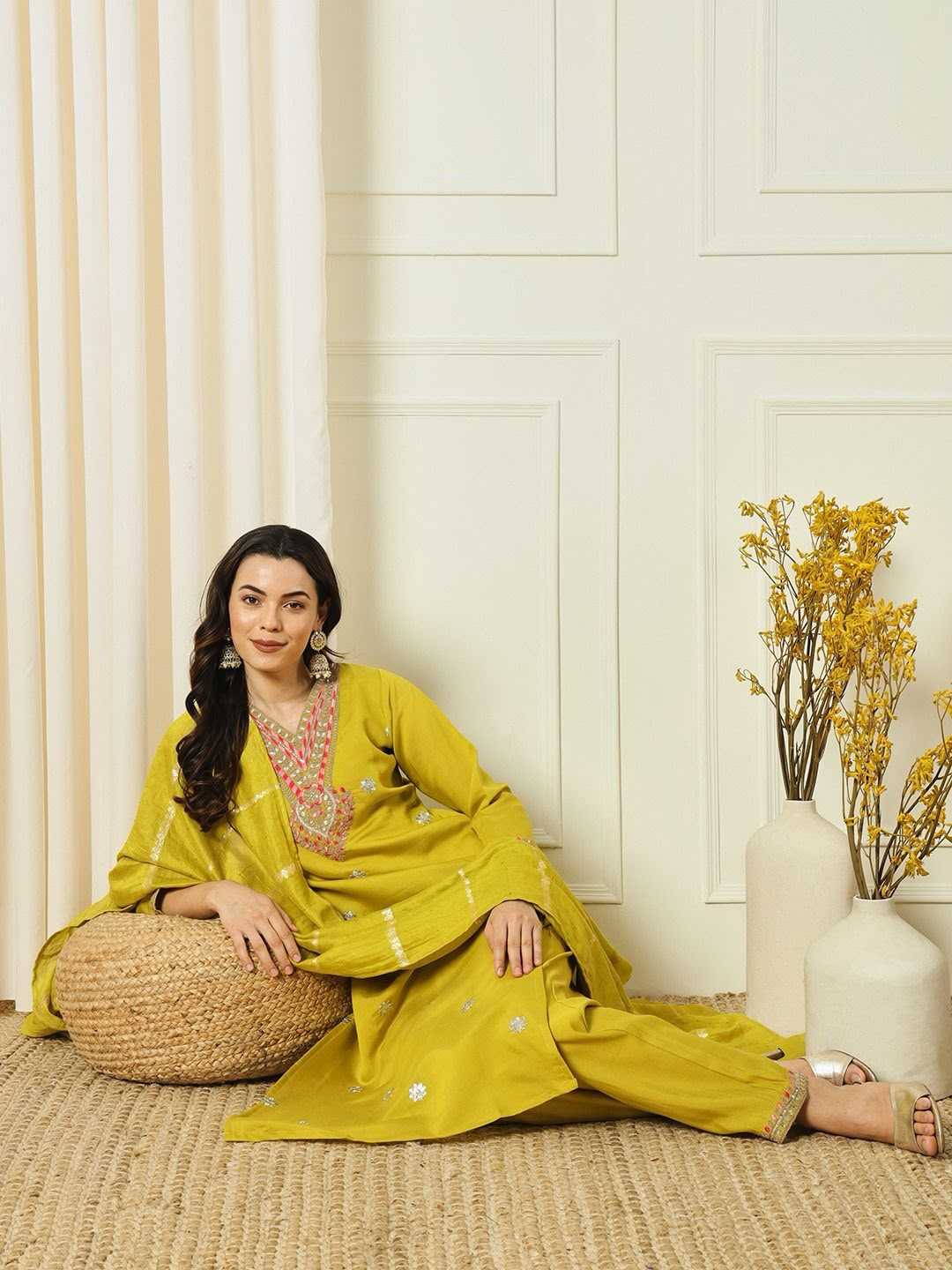 YNF Wholesale Heavy Roman Silk Party Wear Kurtis  | Surat Manufacturer