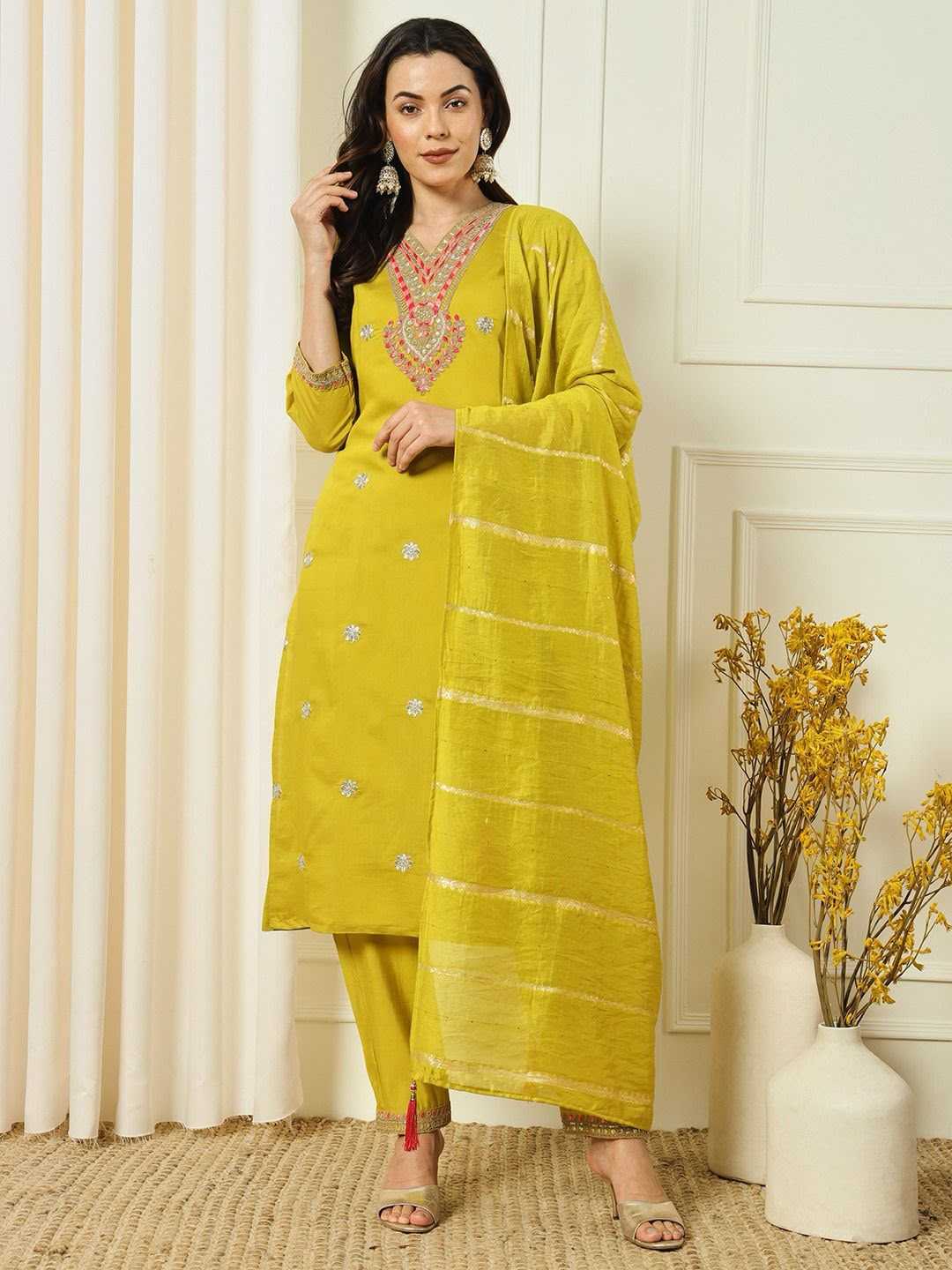 YNF Wholesale Heavy Roman Silk Party Wear Kurtis  | Surat Manufacturer