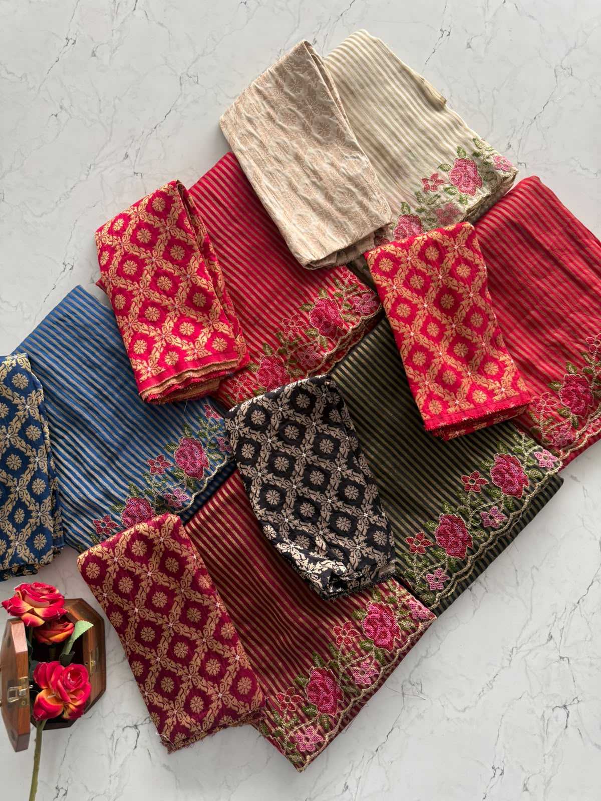 YNF Wholesale Viscose Georgette Sarees  | Surat Manufacturer