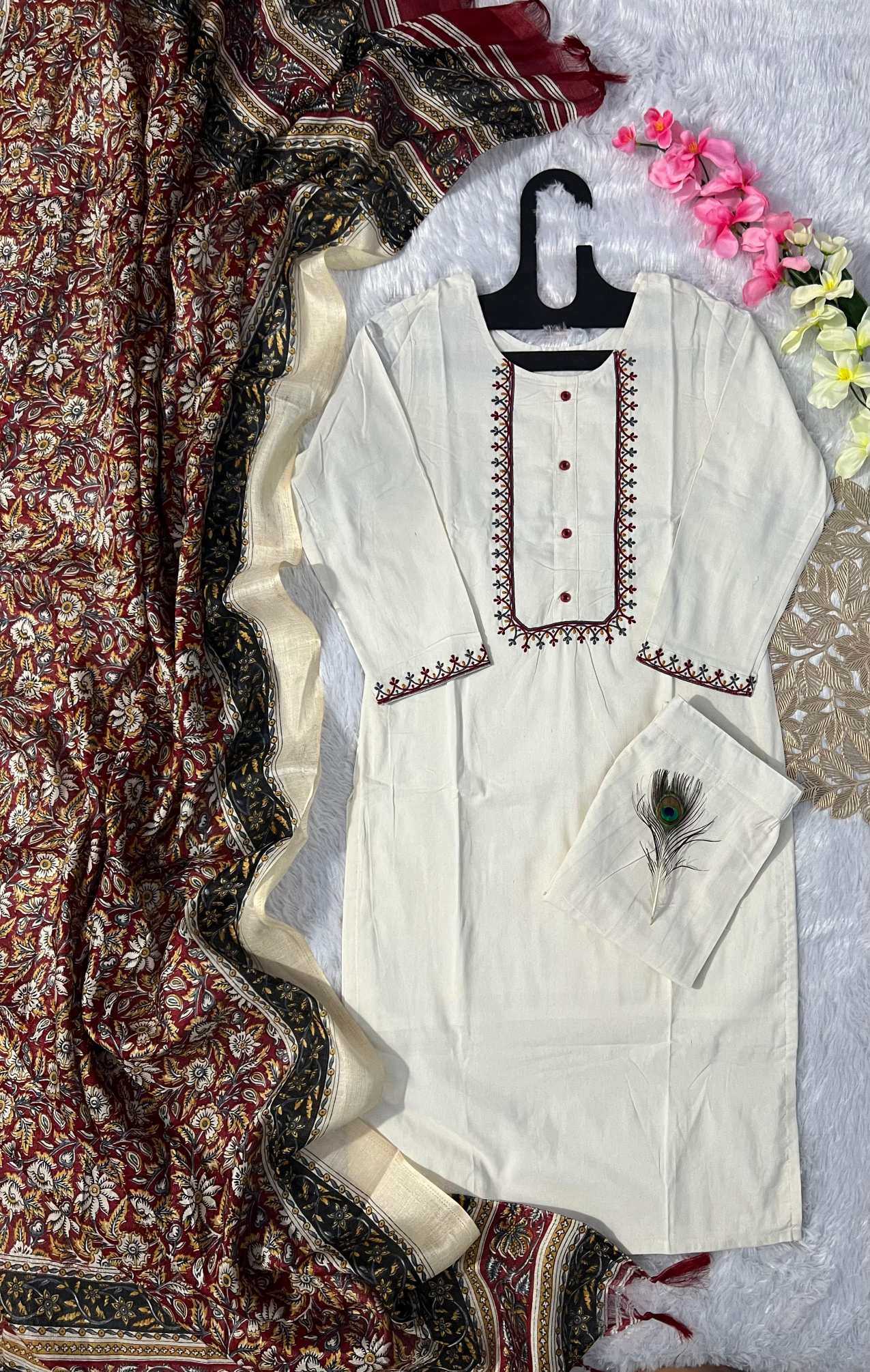 YNF Wholesale Cotton Designer Kurtis  | Surat Manufacturer