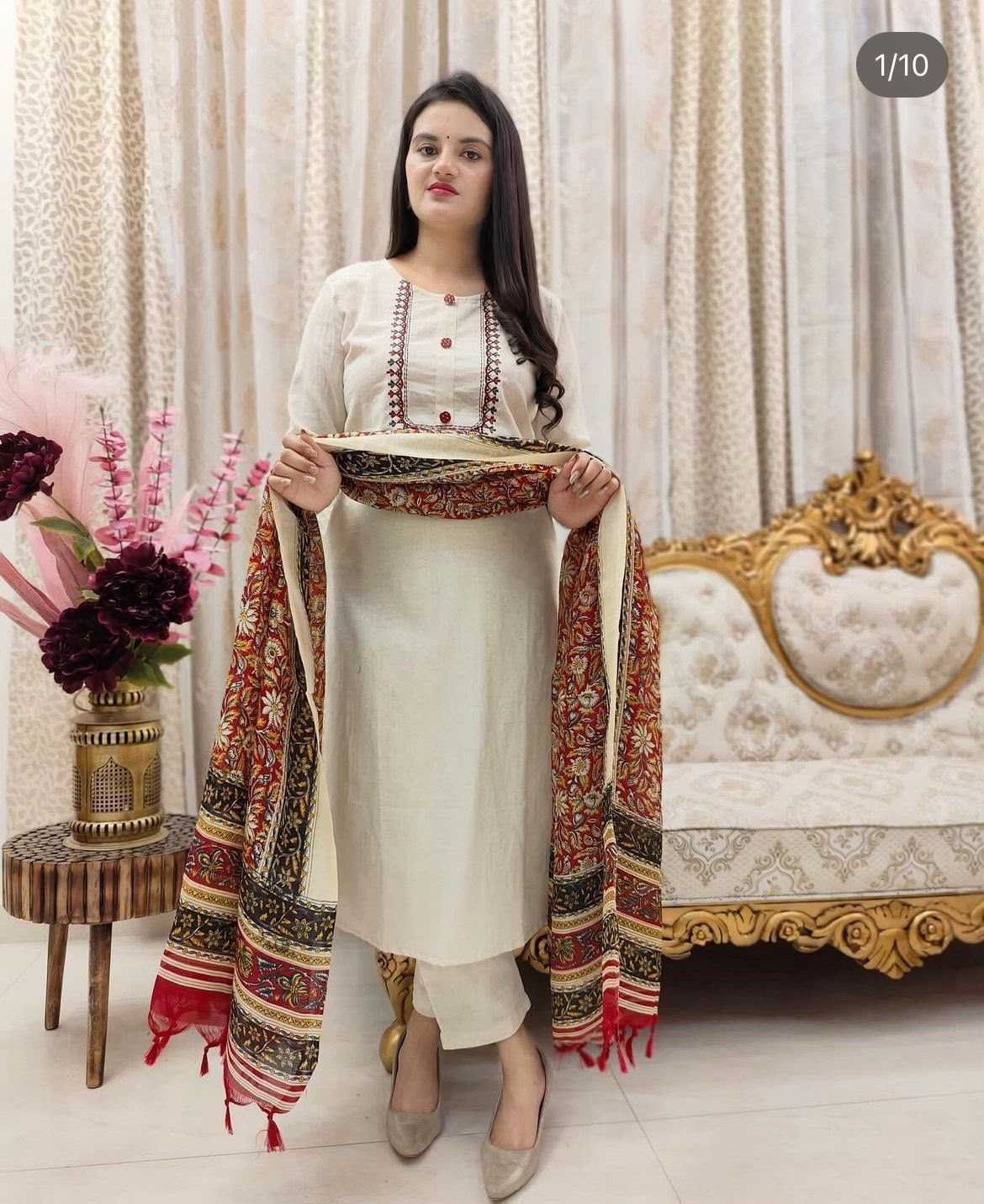 YNF Wholesale Cotton Designer Kurtis  | Surat Manufacturer