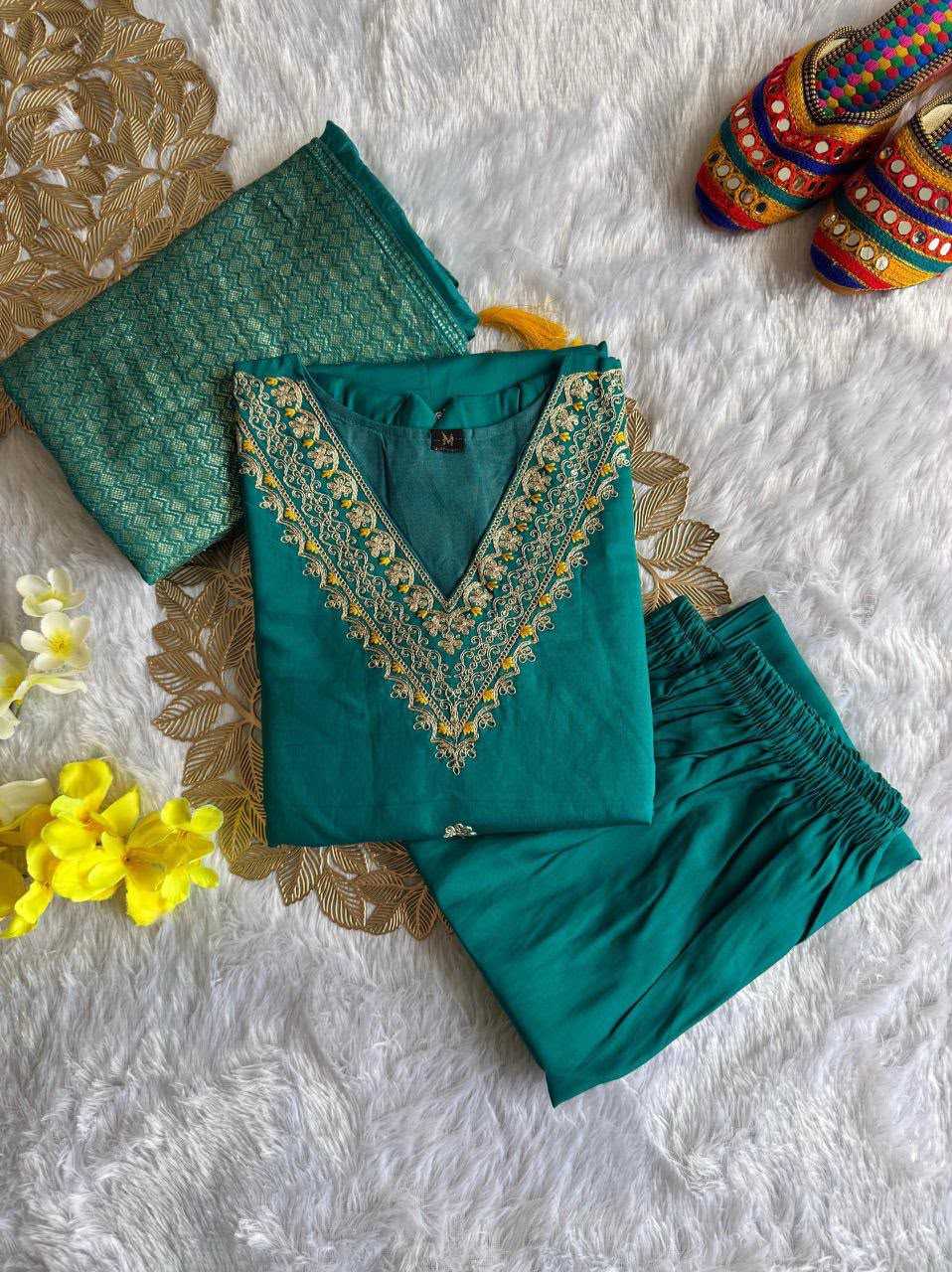YNF Wholesale Heavy Roman Silk Ladies Kurti  | Surat Manufacturer