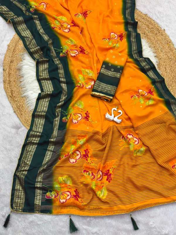 YNF Wholesale Blooming Designer Sarees KESH161 Avy | Surat Manufacturer