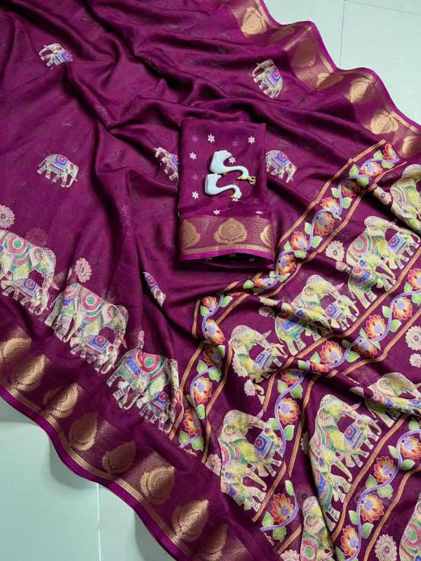 YNF Wholesale Chinon Silk Designer Sarees KESH161 Nacklace | Surat Manufacturer