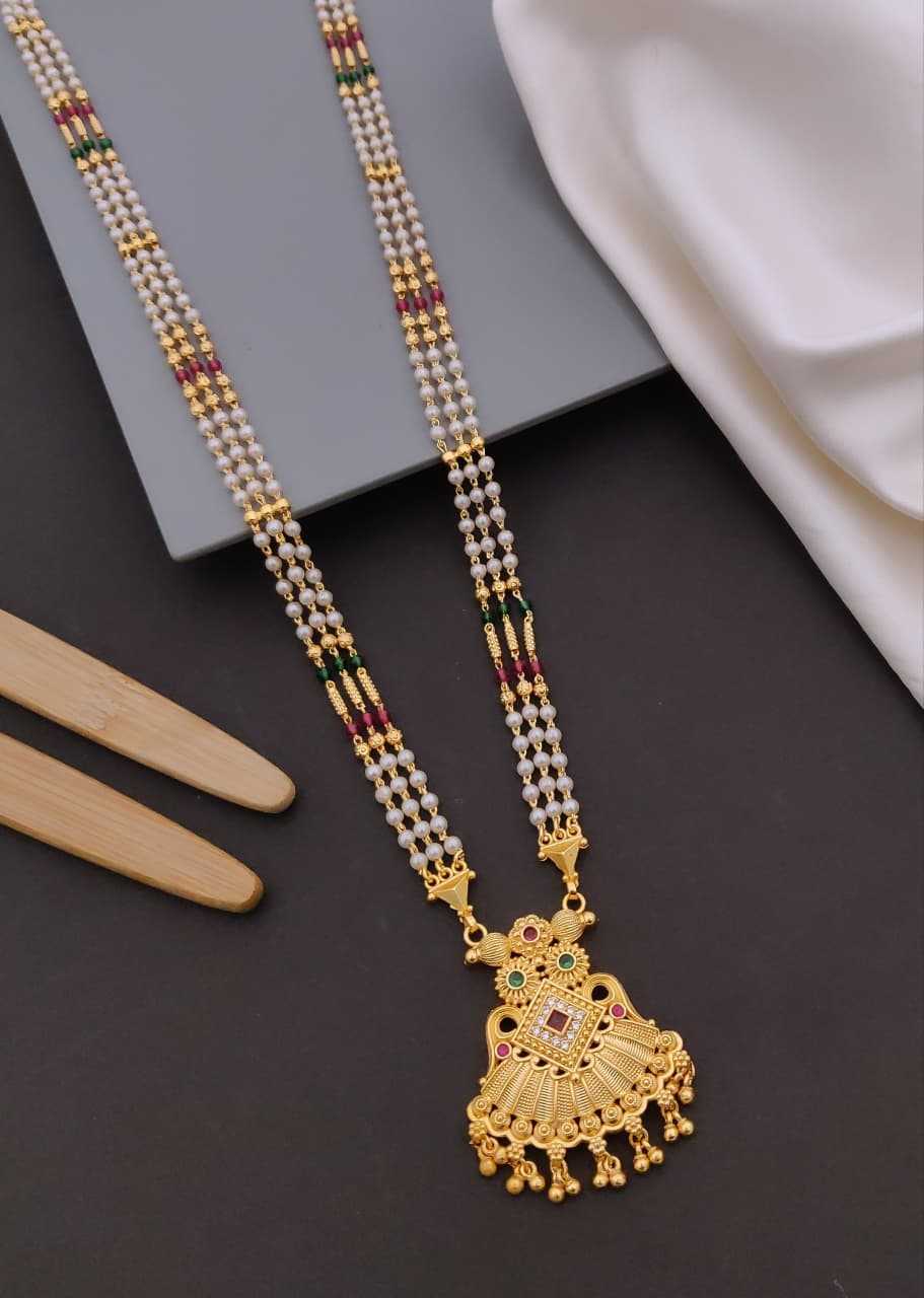 YNF Wholesale Brass Fancy Mala Necklaces  | Surat Manufacturer