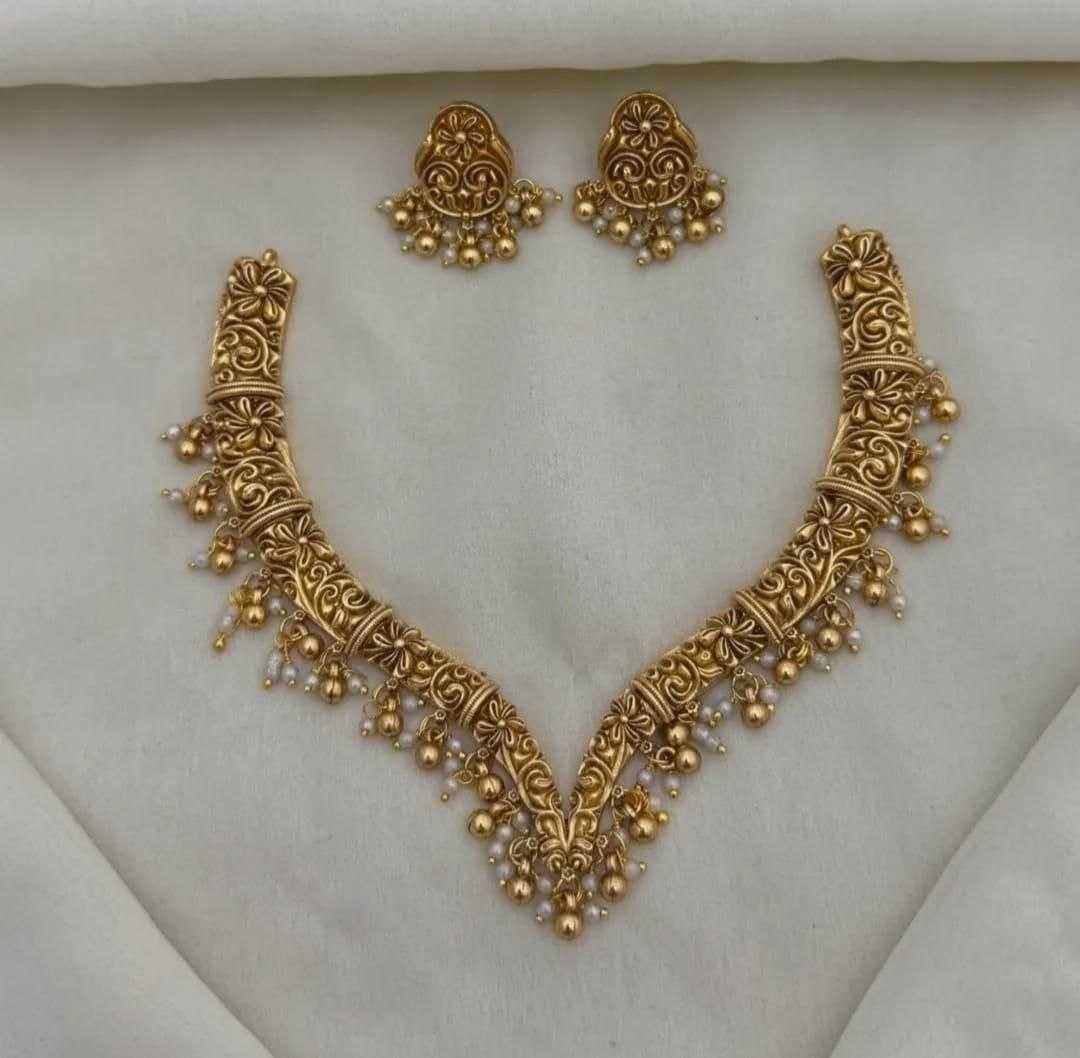 YNF Wholesale Brass Necklaces Set  | Surat Manufacturer