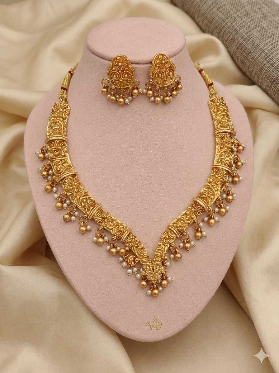 YNF Wholesale Brass Necklaces Set  | Surat Manufacturer