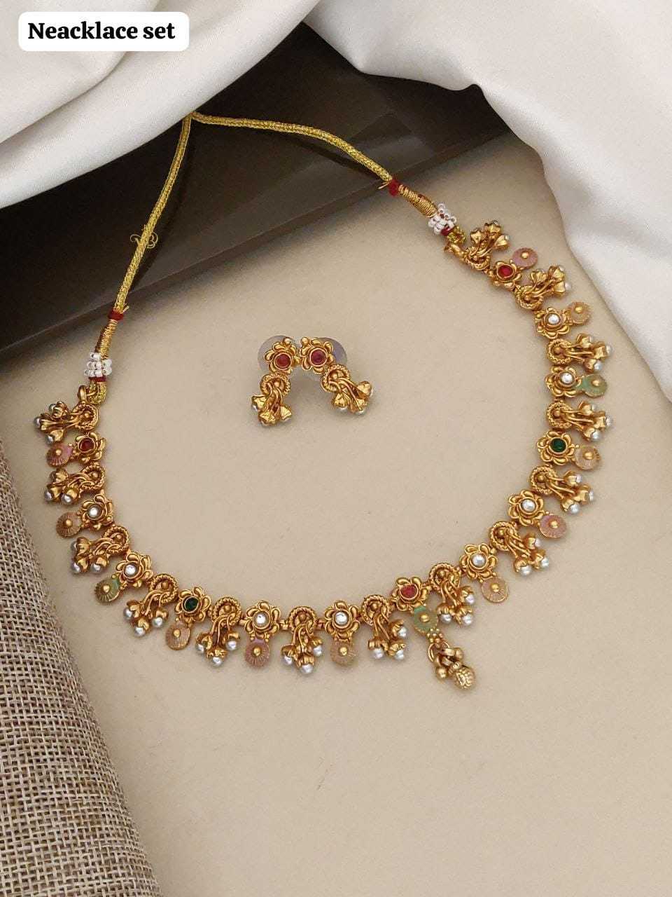 YNF Wholesale Brass Necklaces Set  | Surat Manufacturer