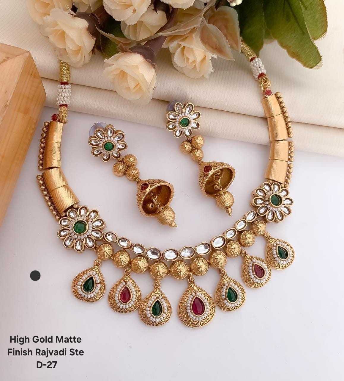 YNF Wholesale Brass Necklaces Set  | Surat Manufacturer