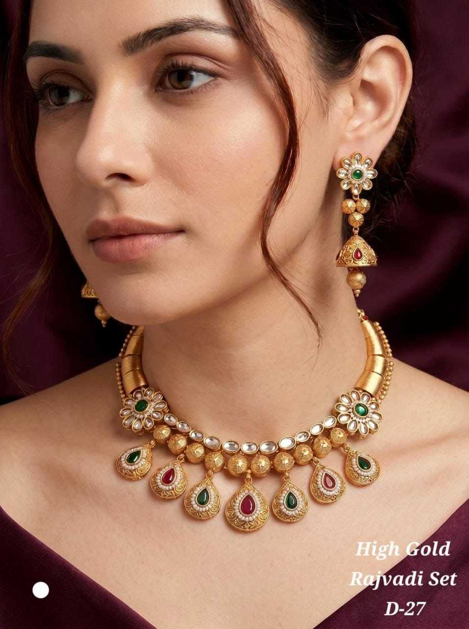 YNF Wholesale Brass Necklaces Set  | Surat Manufacturer