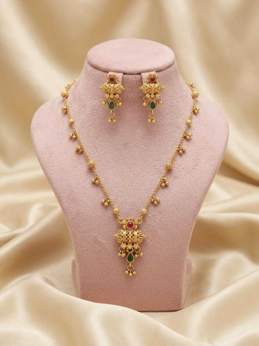 YNF Wholesale Brass Necklaces Set  | Surat Manufacturer